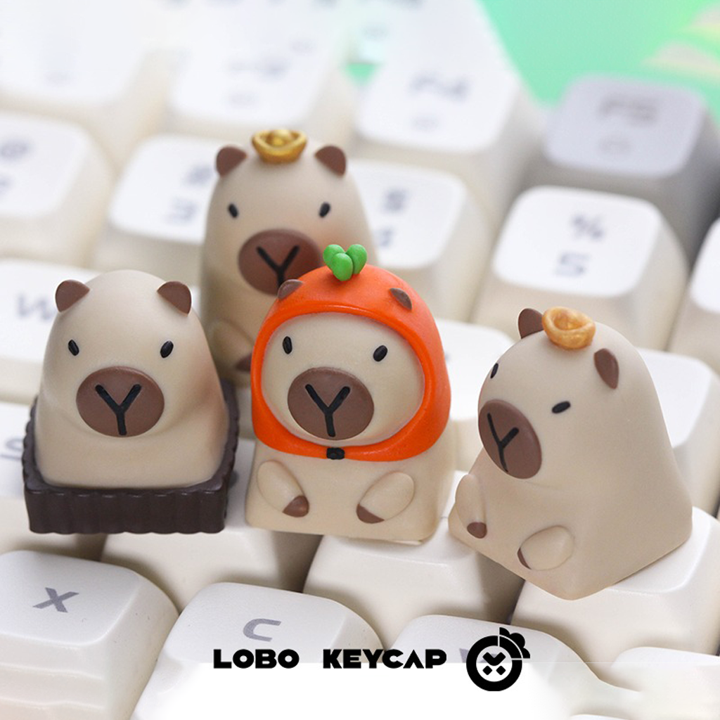 [In-stock] Keycap Lobo Artisan Capybara