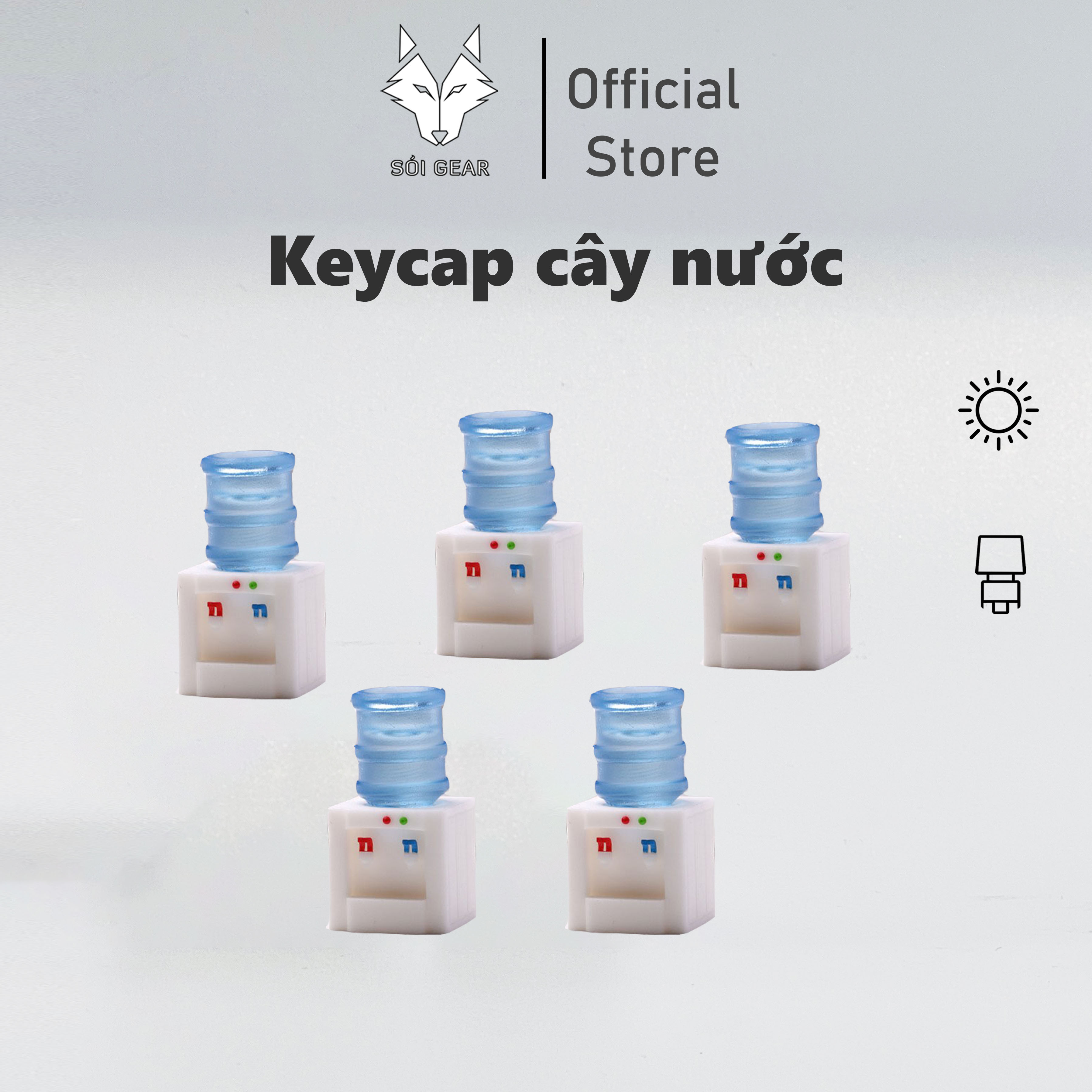 Keycap Artisan Cây nước