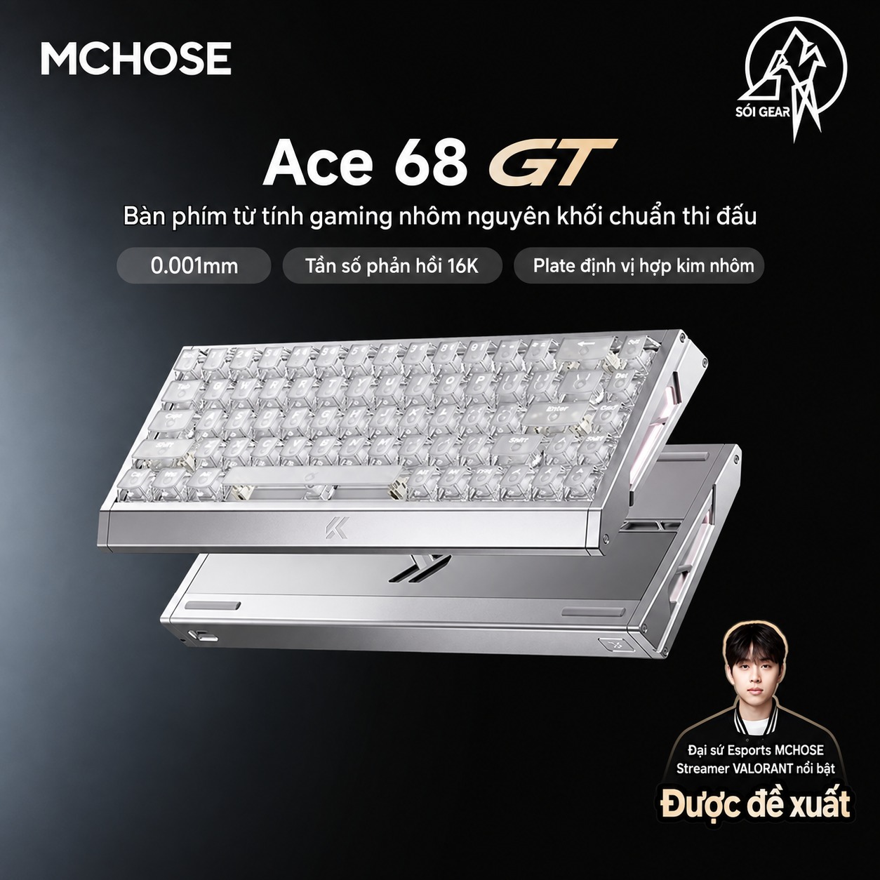 Bàn Phím Mchose Ace68 GT HE