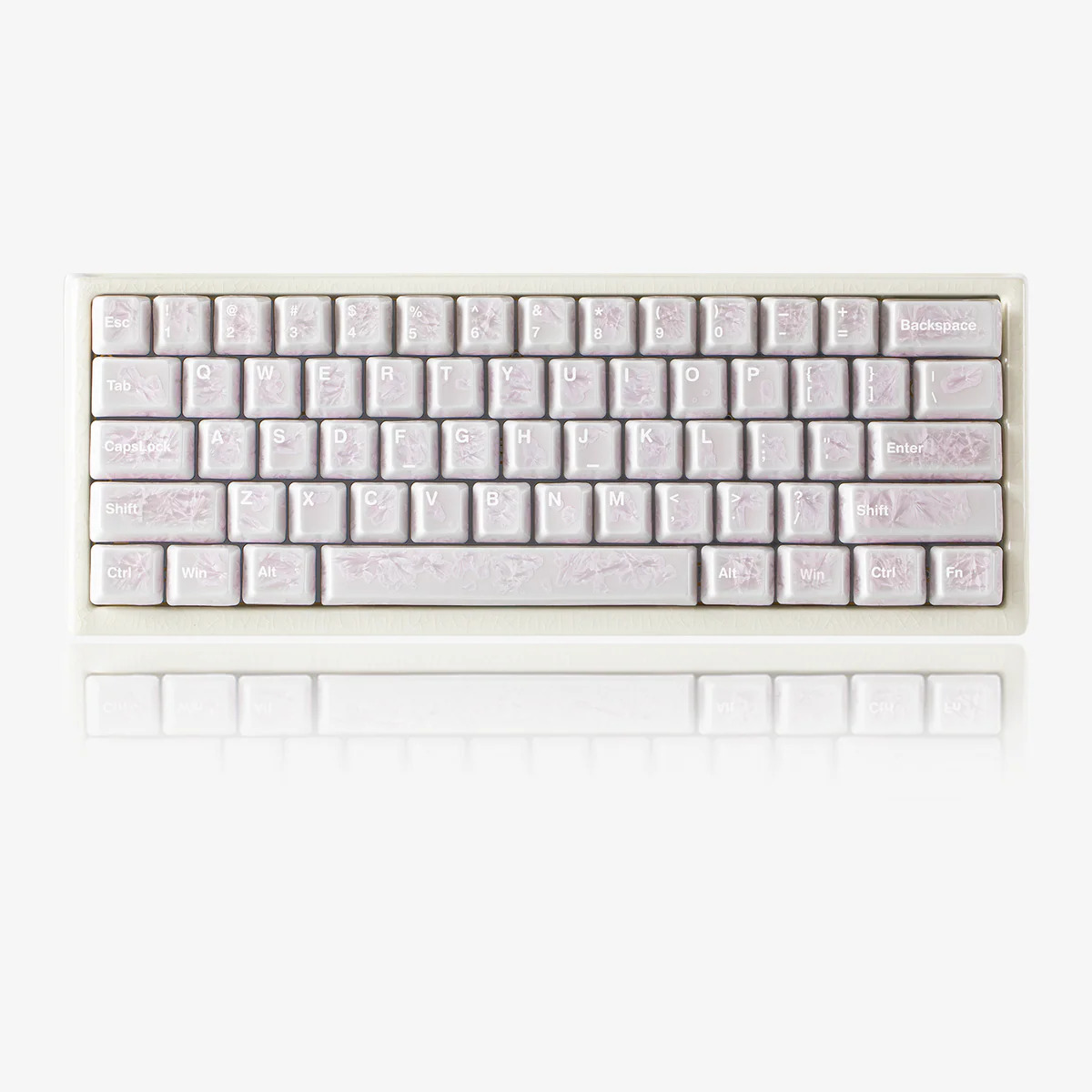 Keycap Sứ Cerakey - Pink Ice Crystal