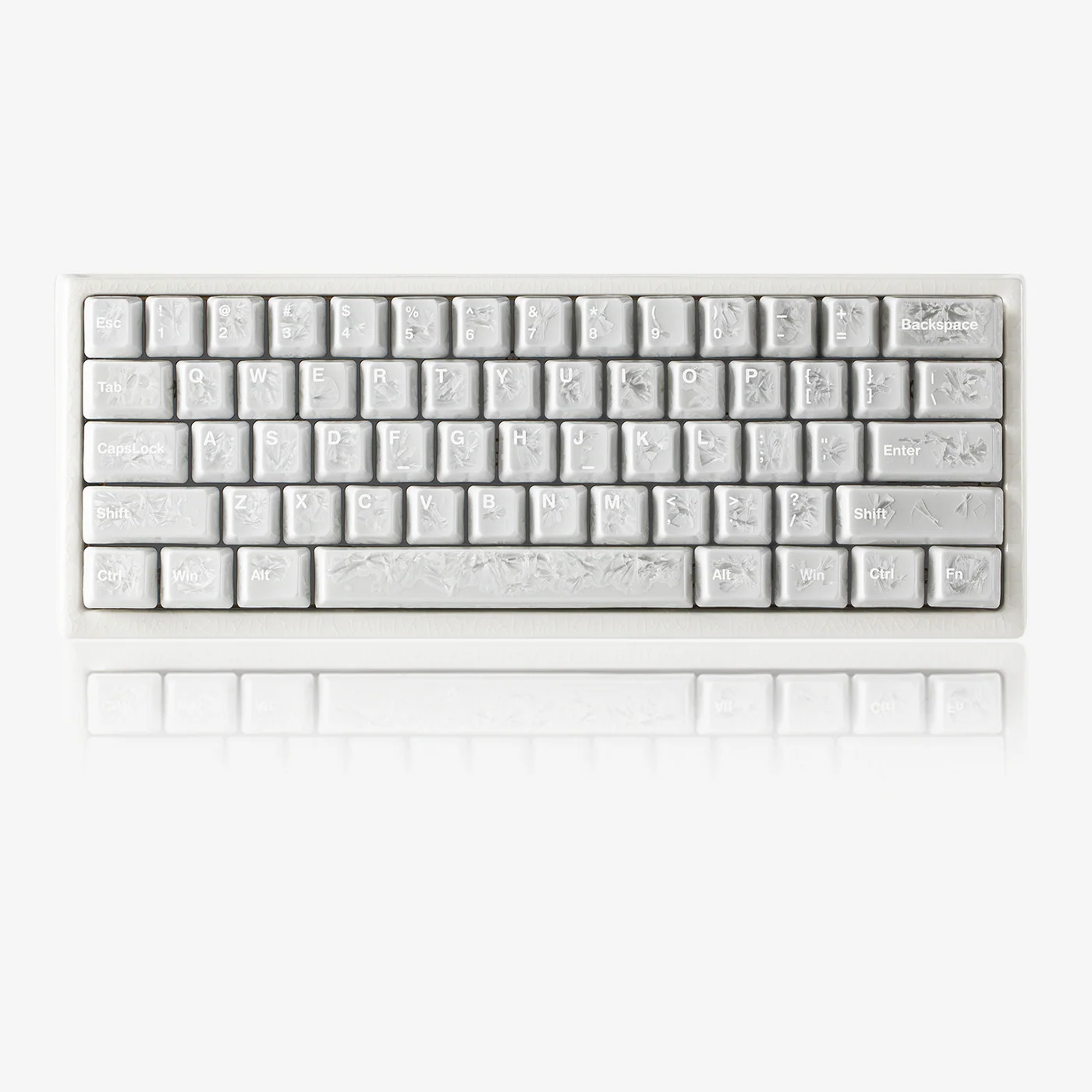 Keycap Sứ Cerakey - White Ice Crystal