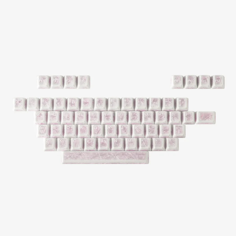 Keycap Sứ Cerakey - Pink Ice Crystal