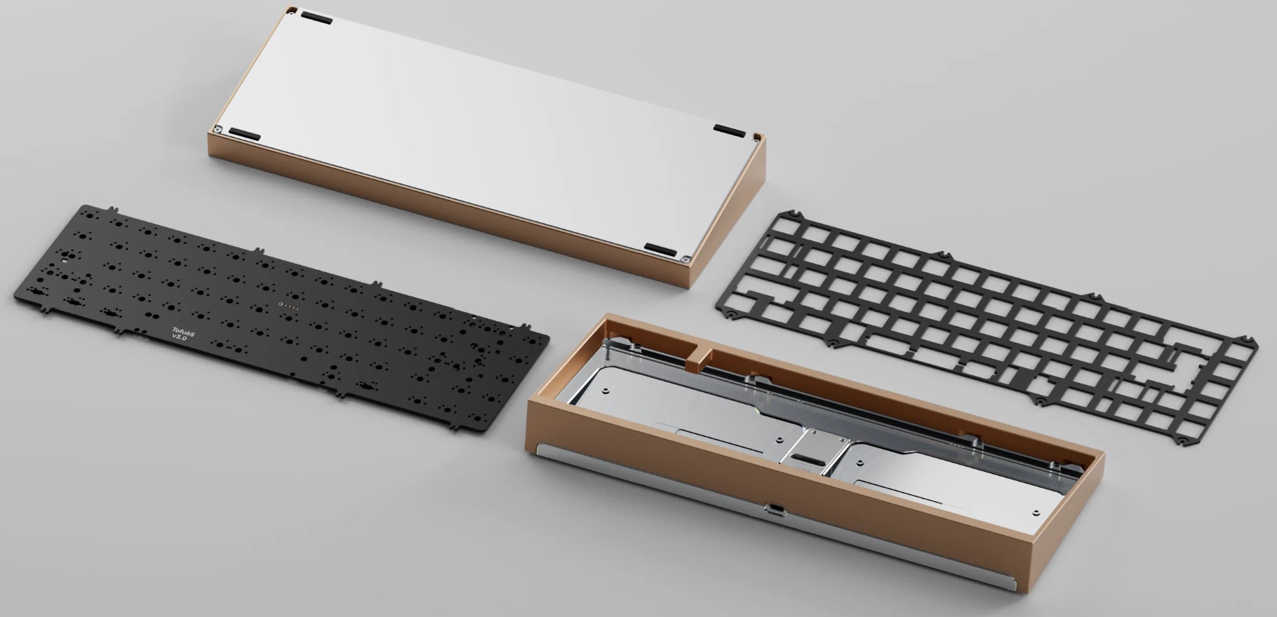 [GB] KIT bàn phím TOFU65 3.0 - Custom Color Edition | TOP CASE