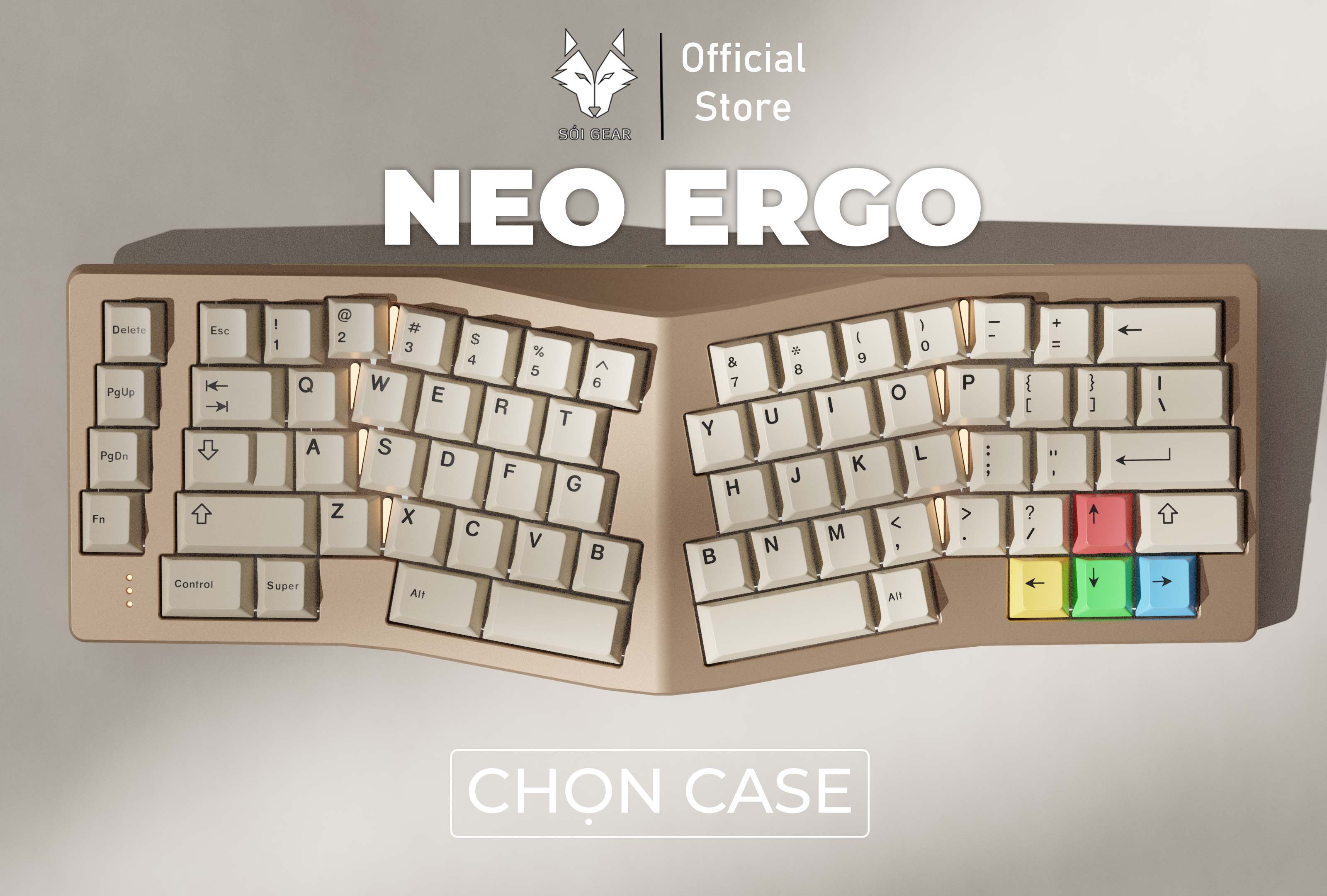 [Pre-Order] KIT bàn phím Neo Ergo - Chọn Case