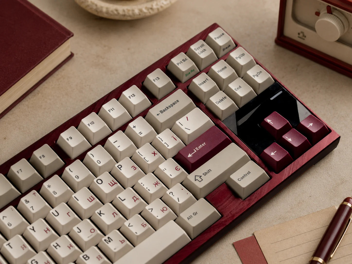 Keycap Keykobo Beige Cherry ABS Doubleshot