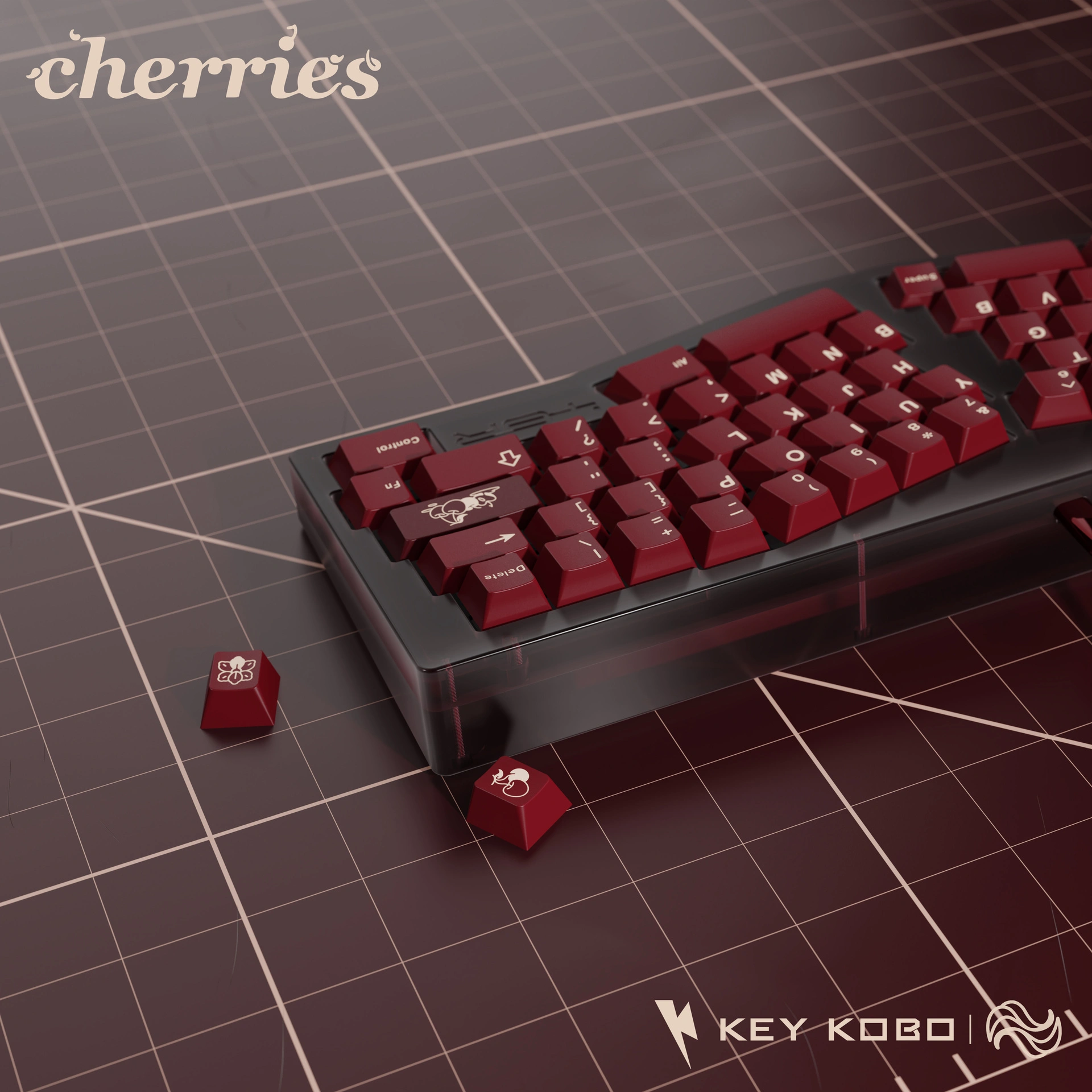 Keycap Cherry KeyKobo Cherries ABS Doubleshot