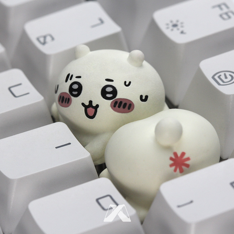 Keycap Lobo Artisan Chiikawa cong đuôi