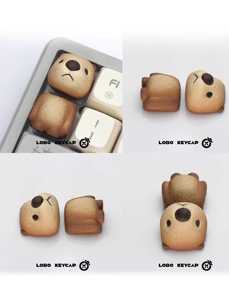 Keycap Lobo Artisan Party Animals