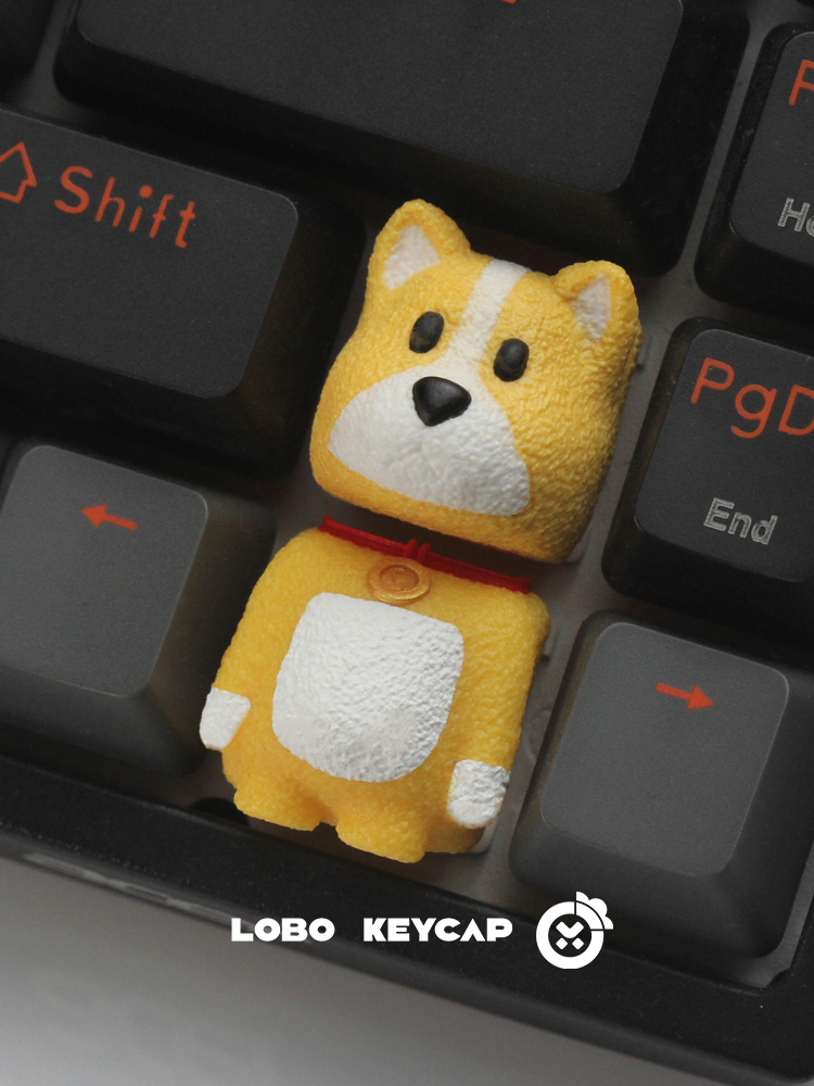 Keycap Lobo Artisan Party Animals