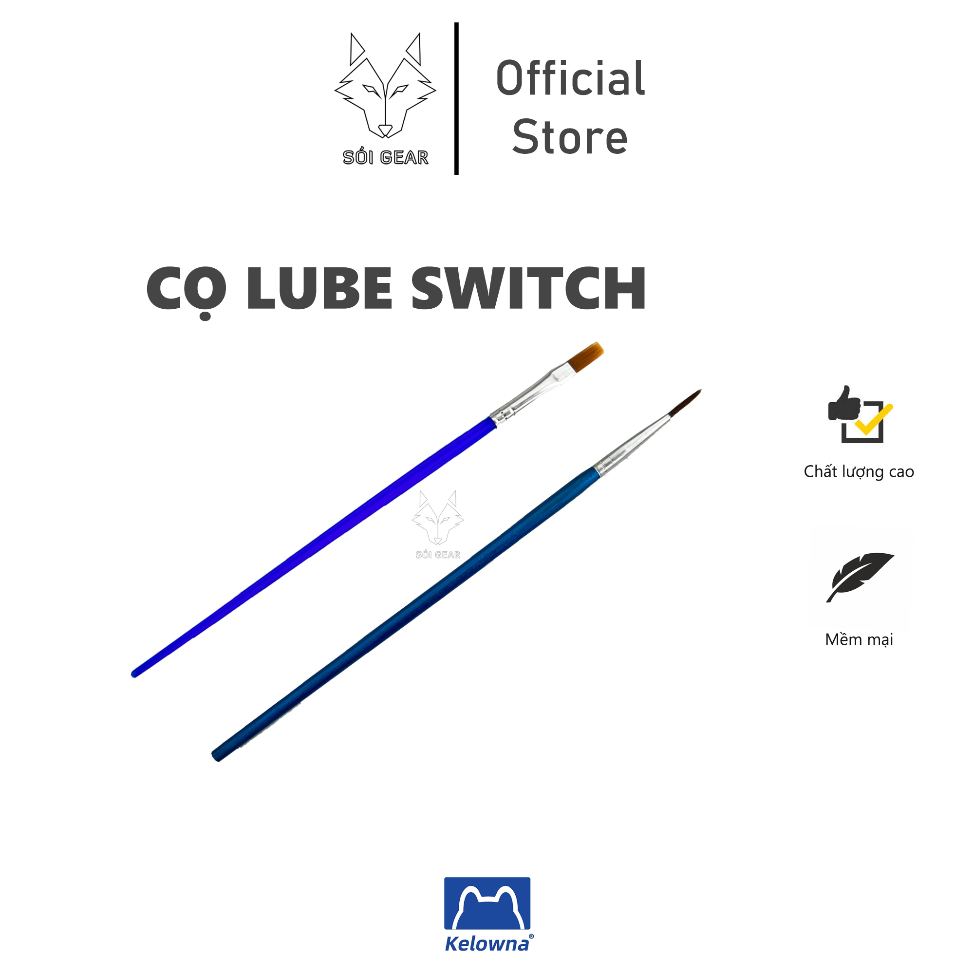 Cọ vẽ lube bôi trơn switch bàn phím cơ