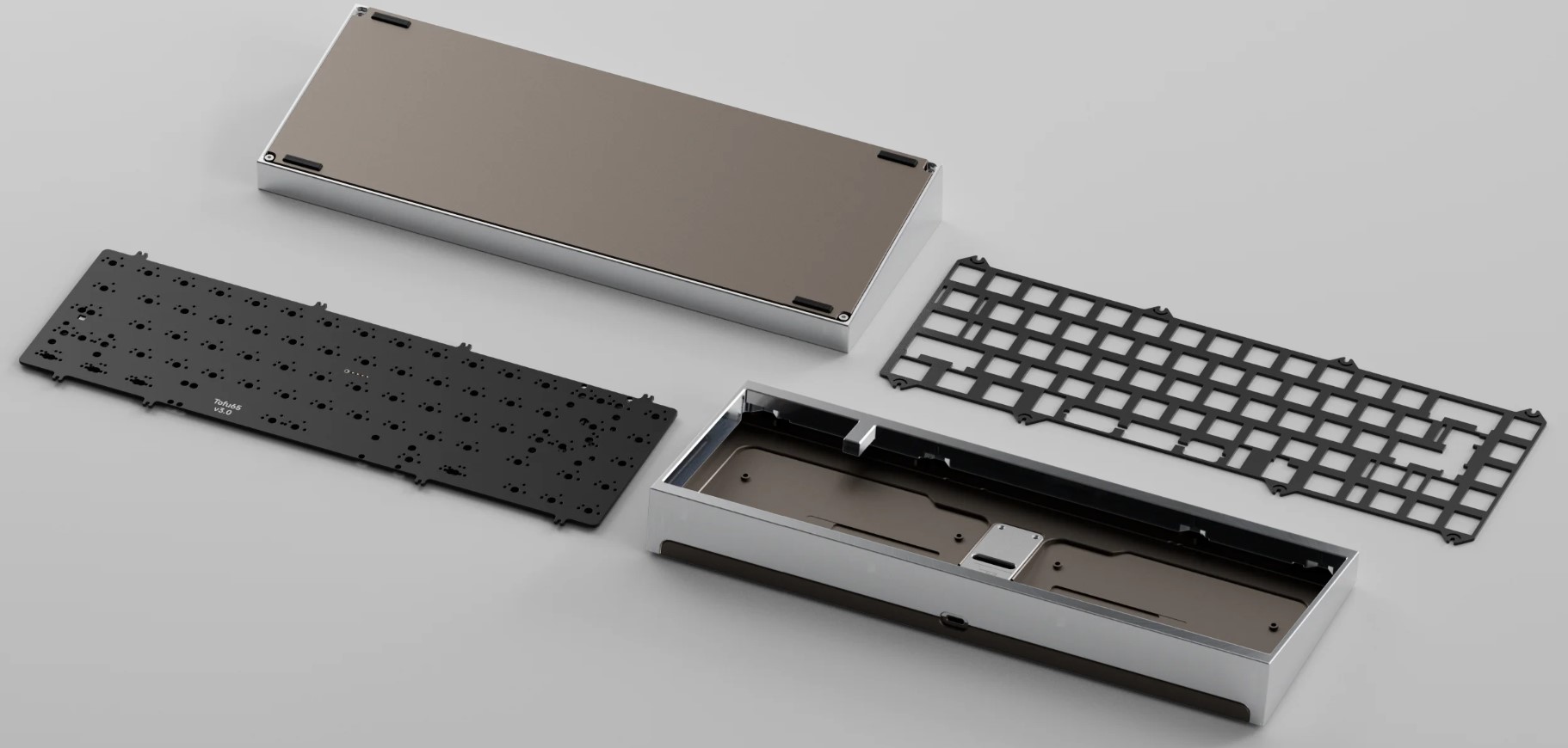 [Extra GB] KIT bàn phím Tofu65 3.0 | BOT CASE