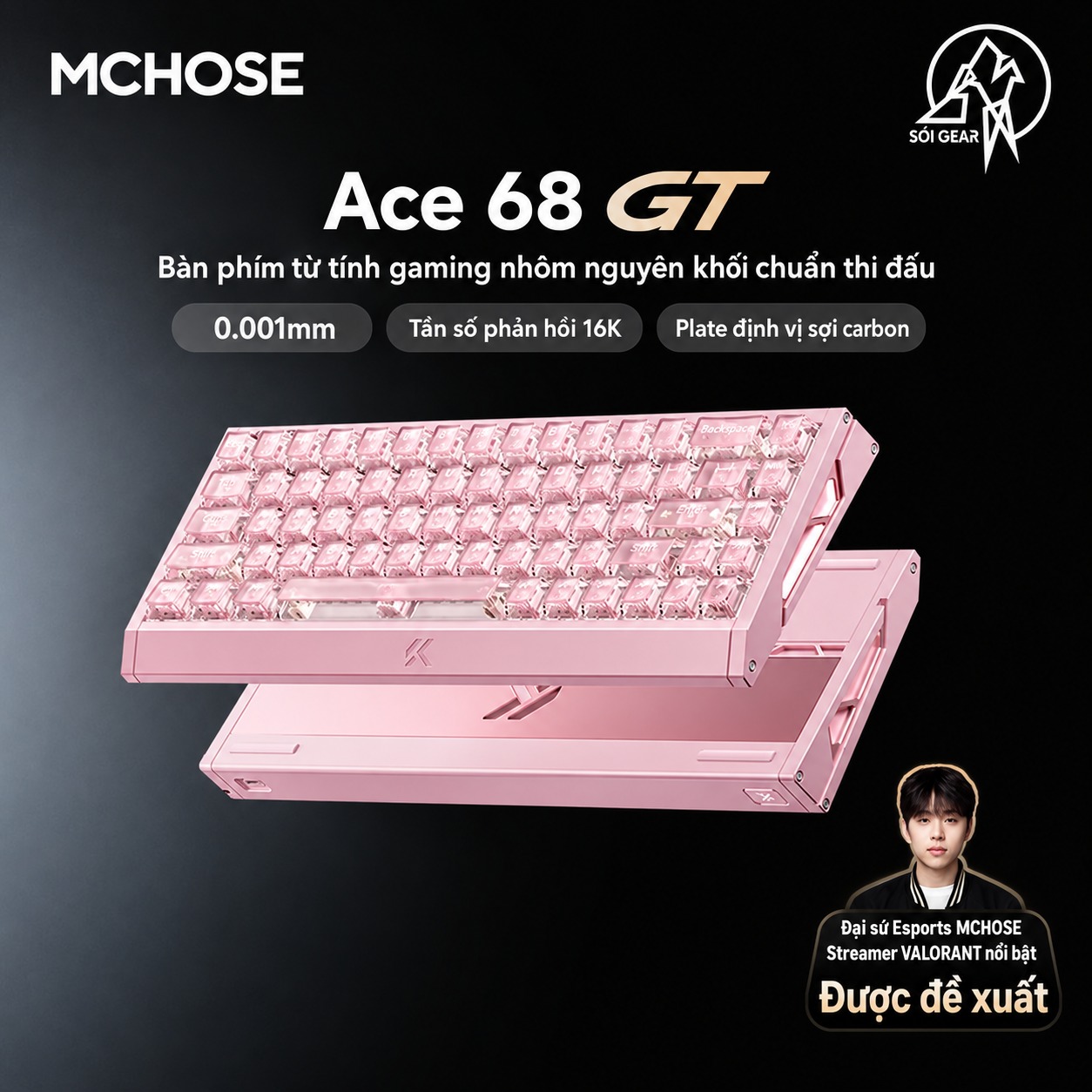 Bàn Phím Mchose Ace68 GT HE