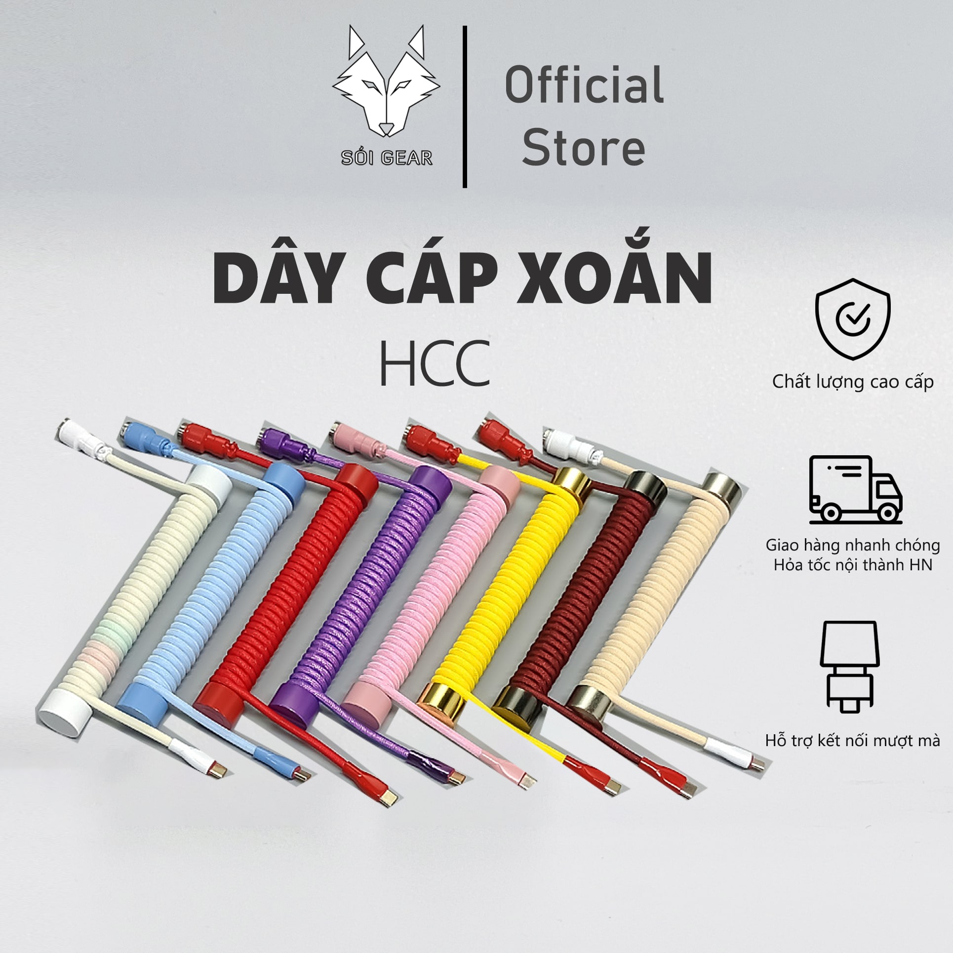 Dây cáp xoắn HCC | Dây cáp bàn phím