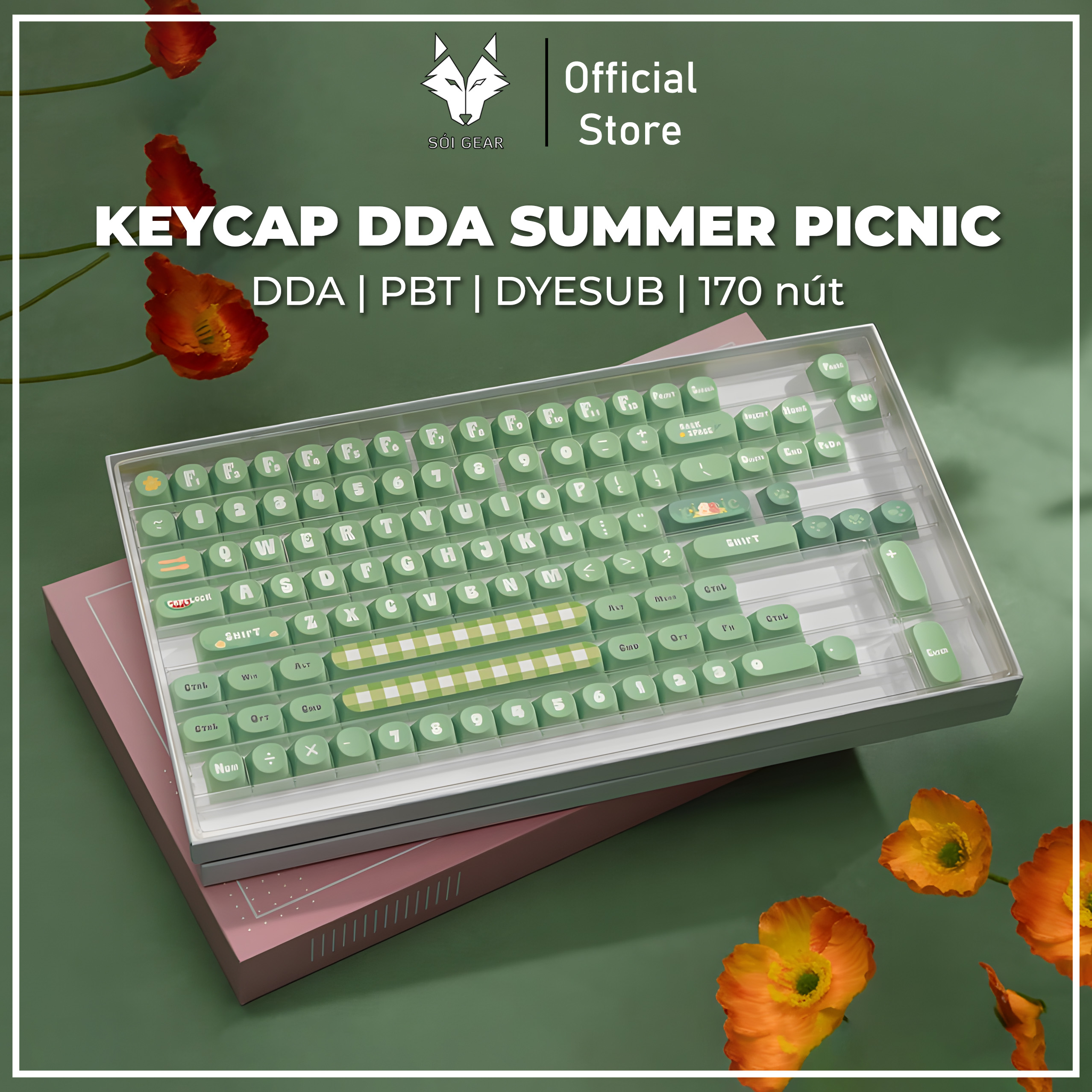 Keycap DDA Summer Picnic PBT Dyesub
