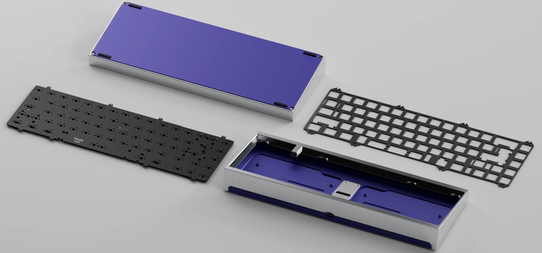[GB] KIT bàn phím TOFU65 3.0 - Custom Color Edition | BOT CASE