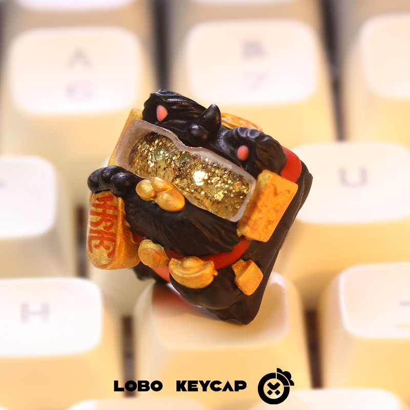 Keycap Lobo Artisan Lucky Cat