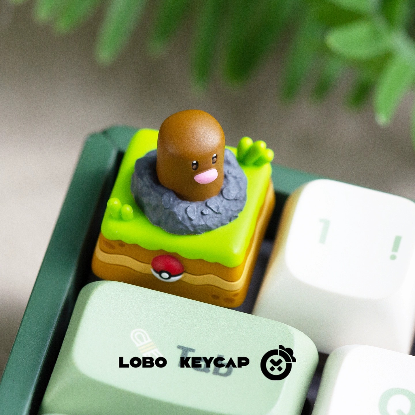 Keycap Artisan Lobo Pokemon