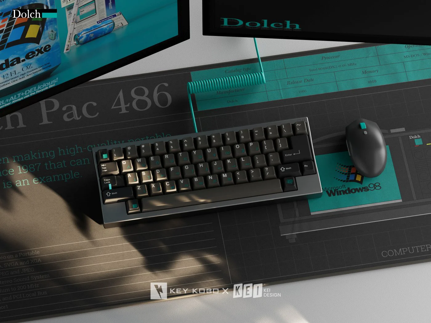 Keycap Cherry KeyKobo Dolch ABS Doubleshot