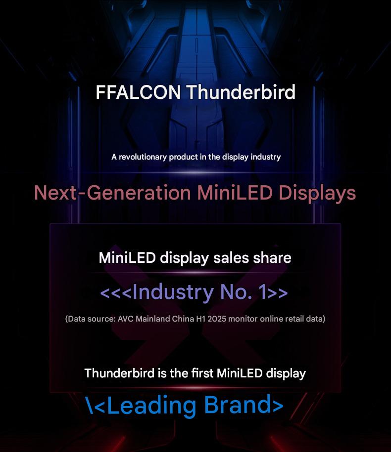 Màn hình FFalcon Q6 27 Inch 2K - QD - MiniLED - FAST- HVA - 180hz - HDR 600