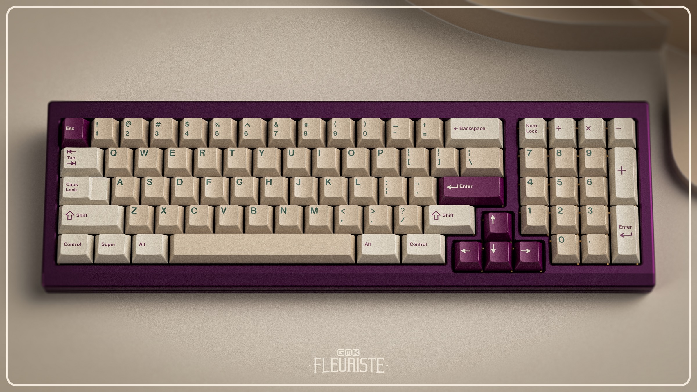 Keycap Cherry GMK Fleuriste ABS Doubleshot