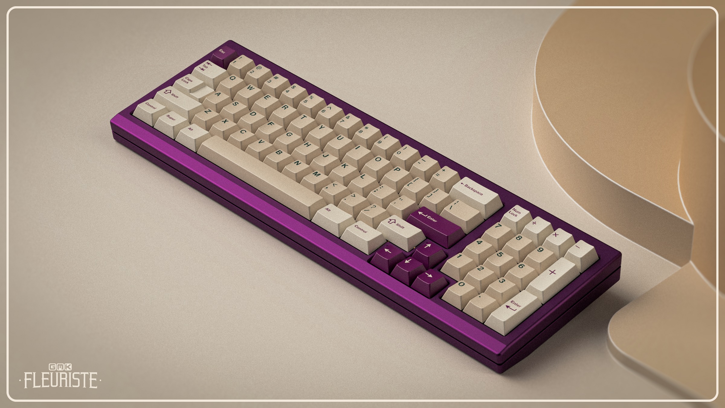 Keycap Cherry GMK Fleuriste ABS Doubleshot