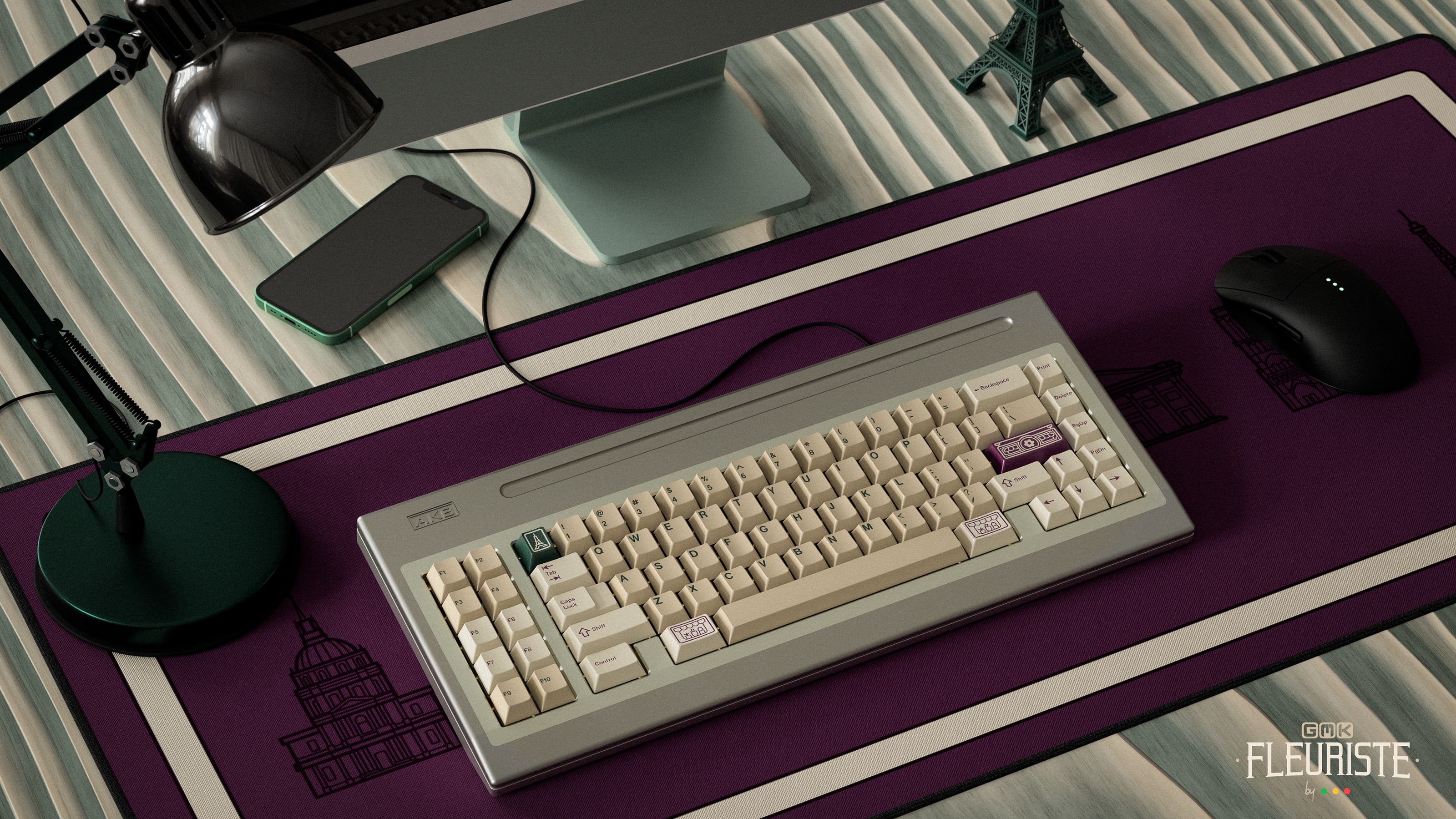 Keycap Cherry GMK Fleuriste ABS Doubleshot