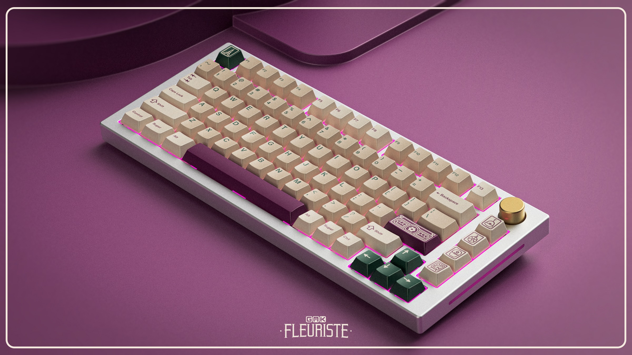 Keycap Cherry GMK Fleuriste ABS Doubleshot