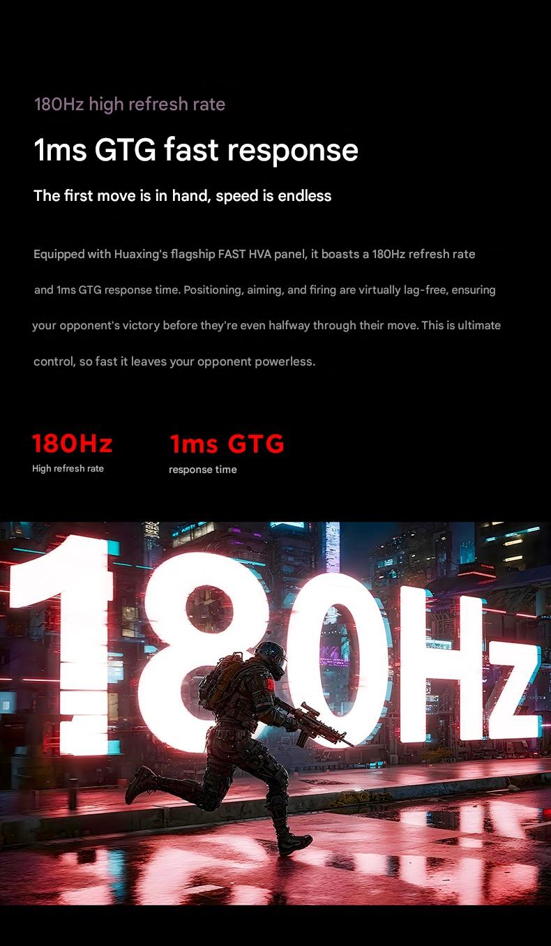 Màn hình FFalcon Q6 27 Inch 2K - QD - MiniLED - FAST- HVA - 180hz - HDR 600