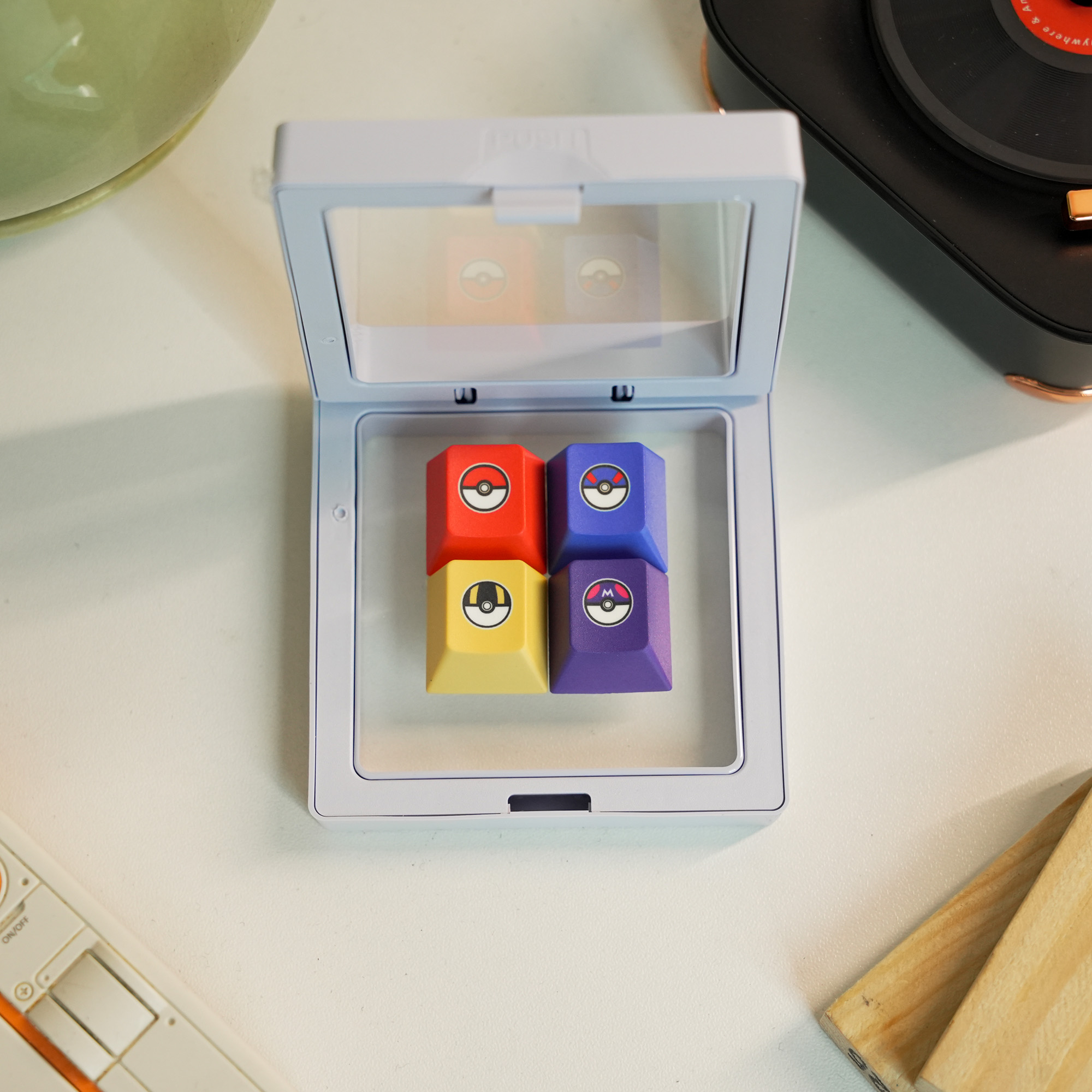 Keycap Soikey Novelties Kit - 4 Nút R4 1U Cherry PBT Dyesub