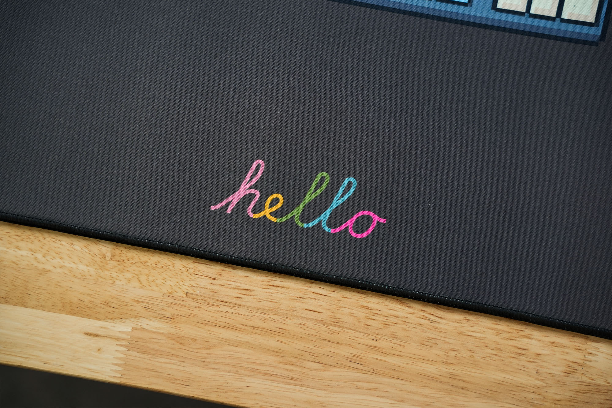 Deskmat Sói Gear Hello dày 5mm