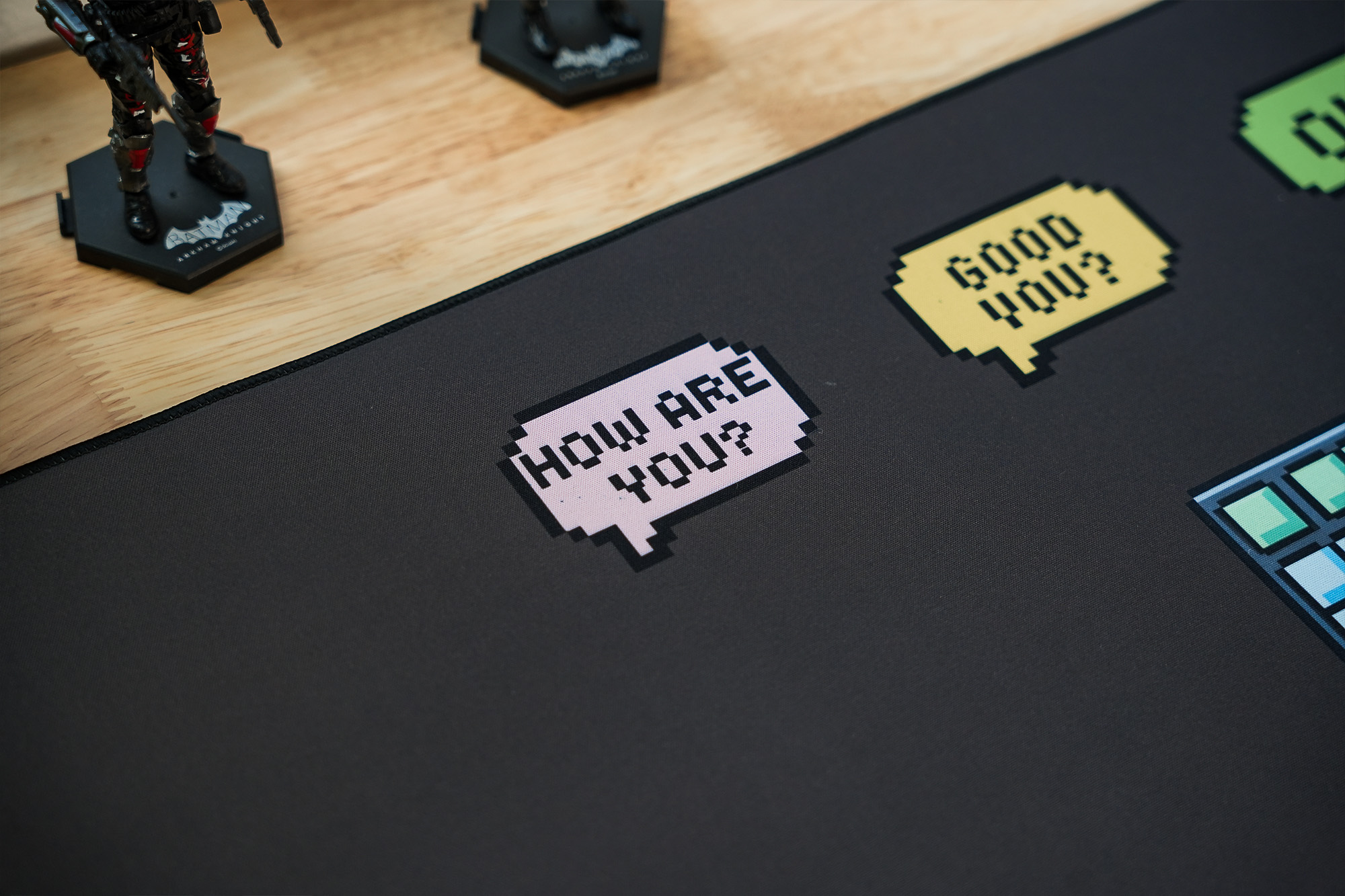 Deskmat Sói Gear Hello dày 5mm