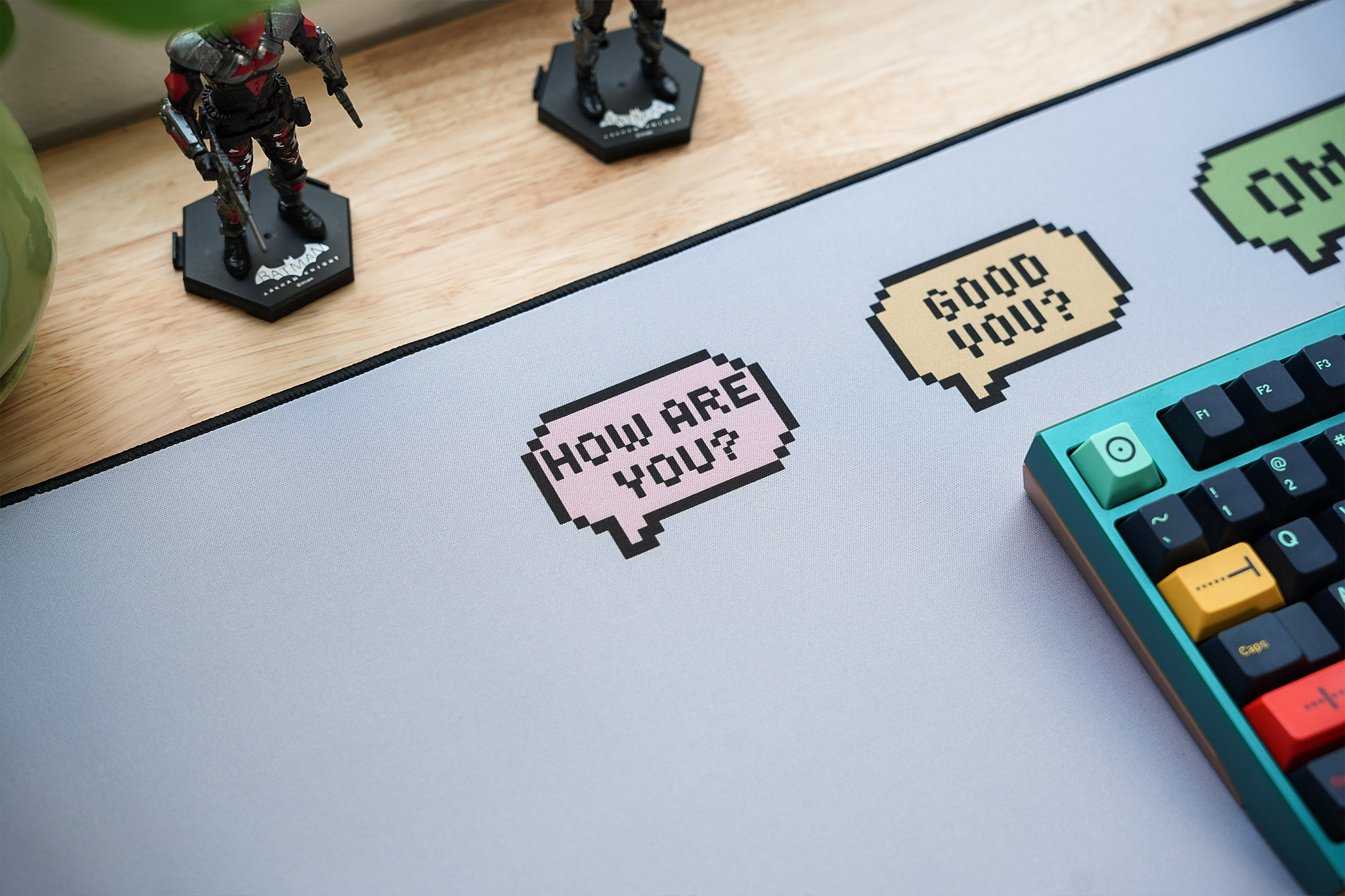 Deskmat Sói Gear Hello dày 5mm