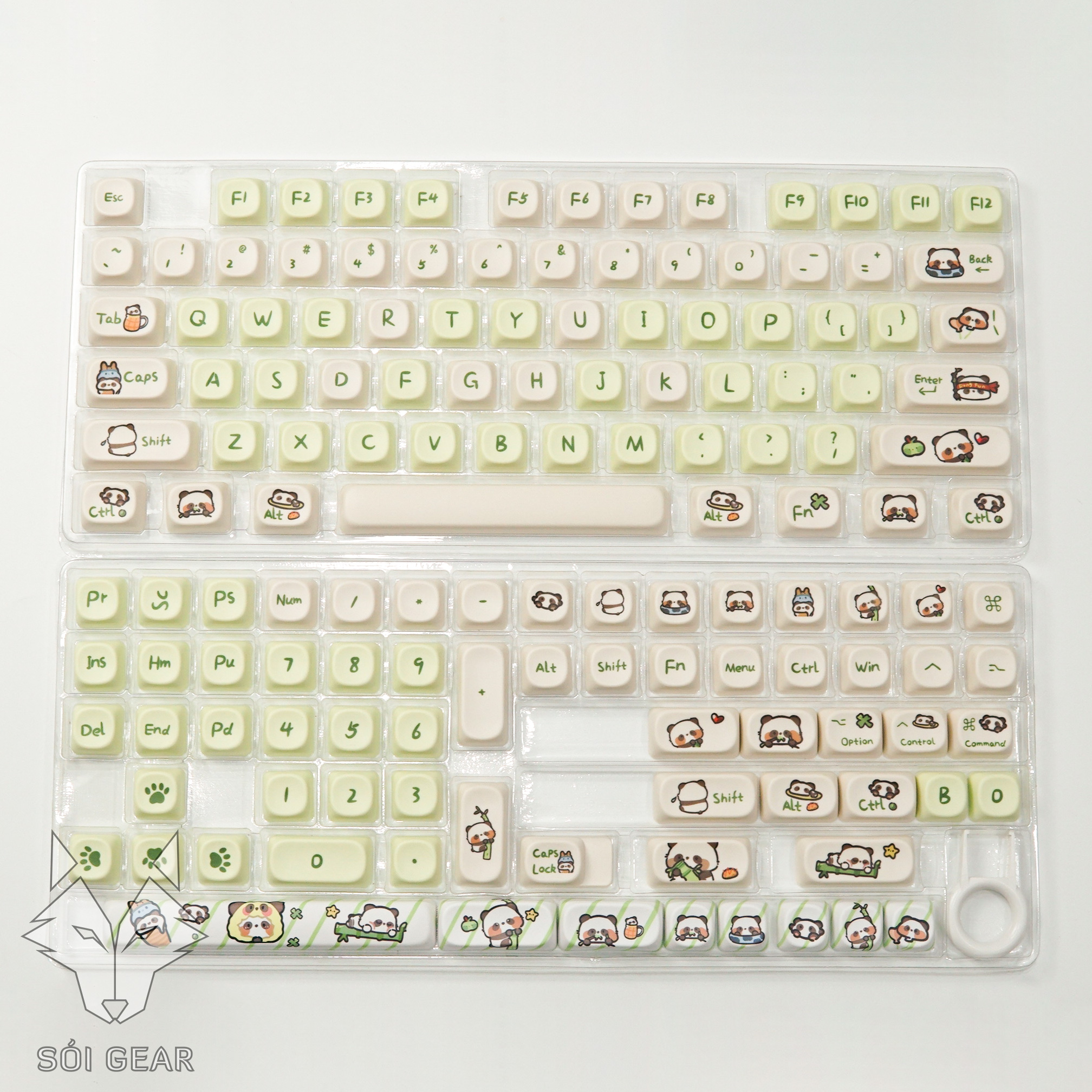 [In-stock] Keycap MOA Panda PBT Dyesub