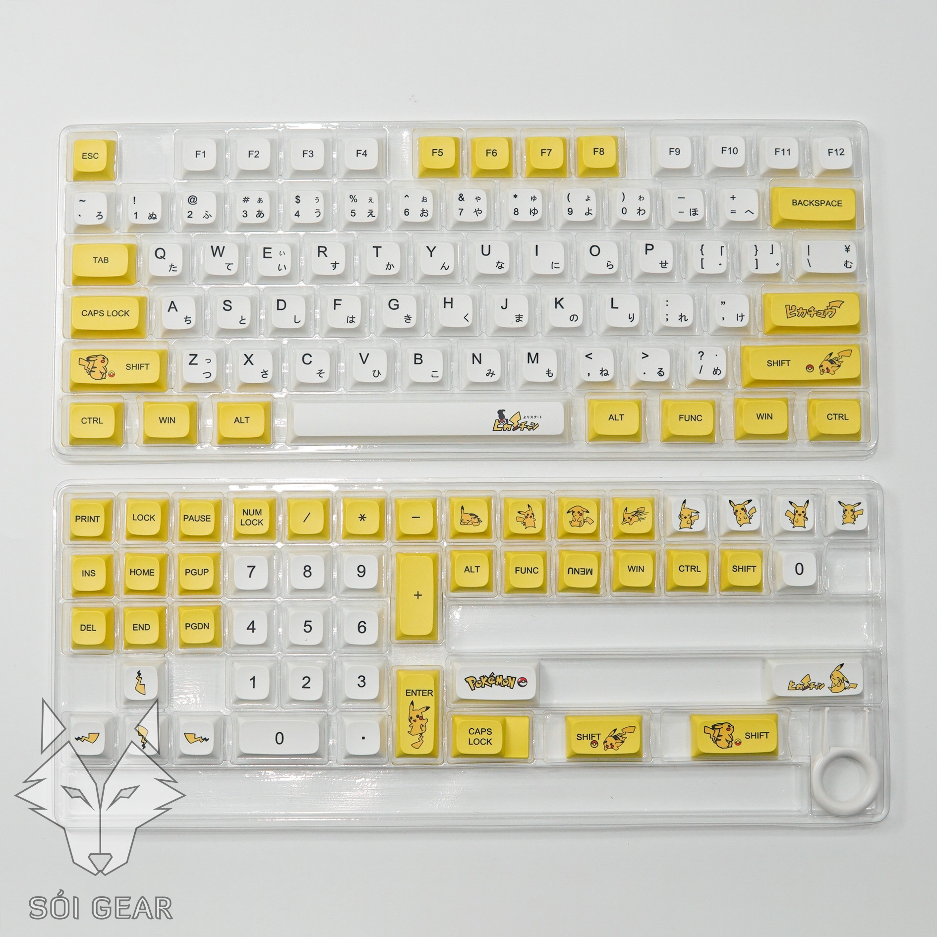 Keycap XDA Pikachu PBT Dyesub