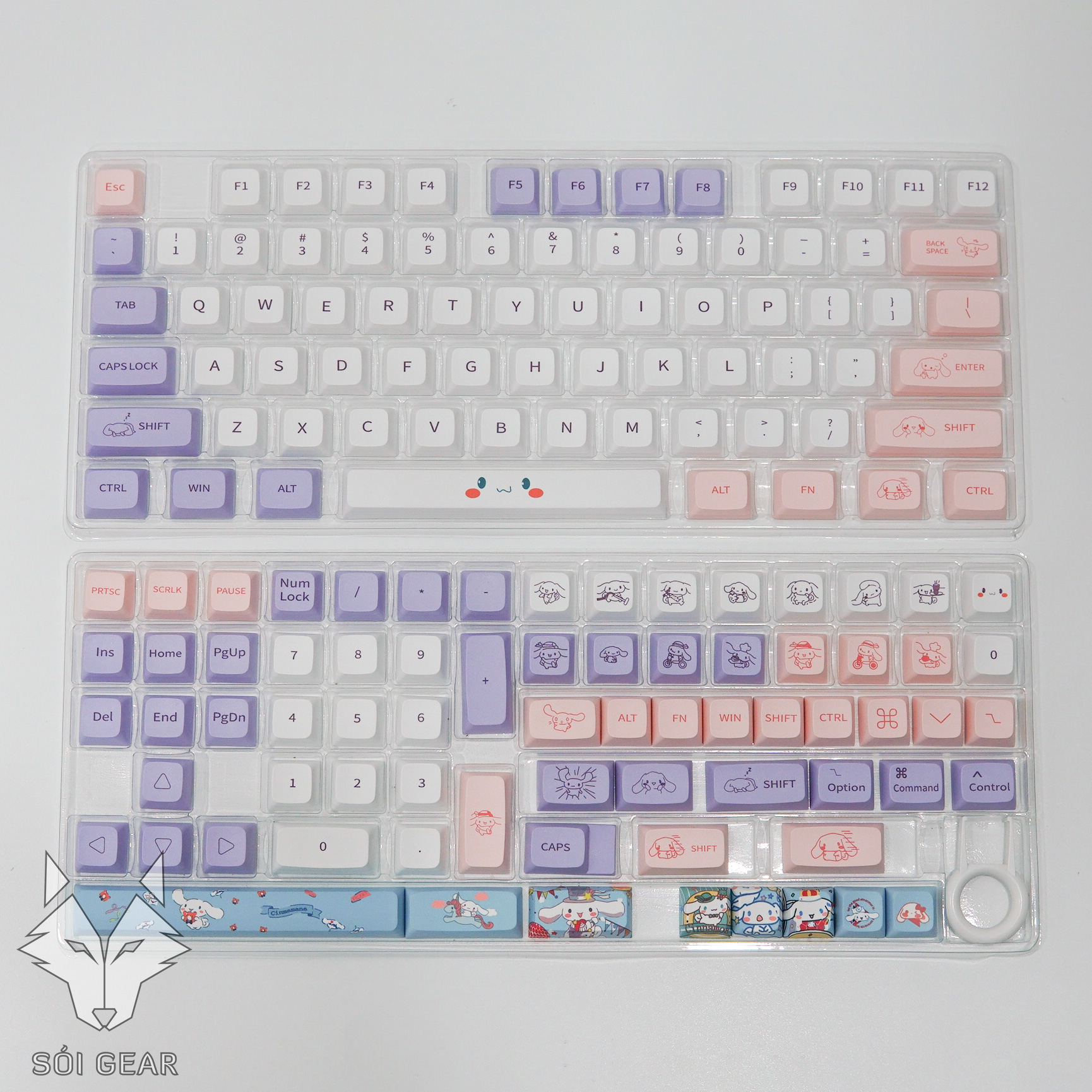 [In-stock] Keycap XDA Dog PBT Dyesub