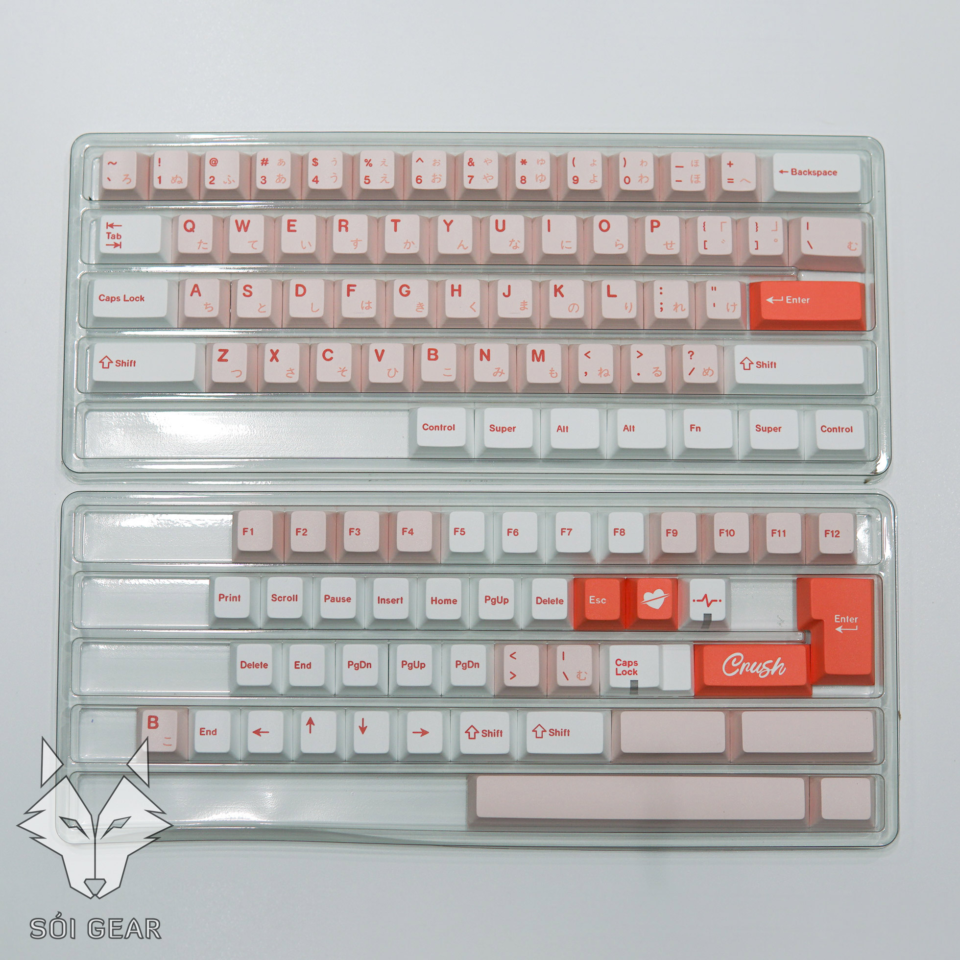 Keycap Key House Cherry Sakura Pink PBT Dyesub