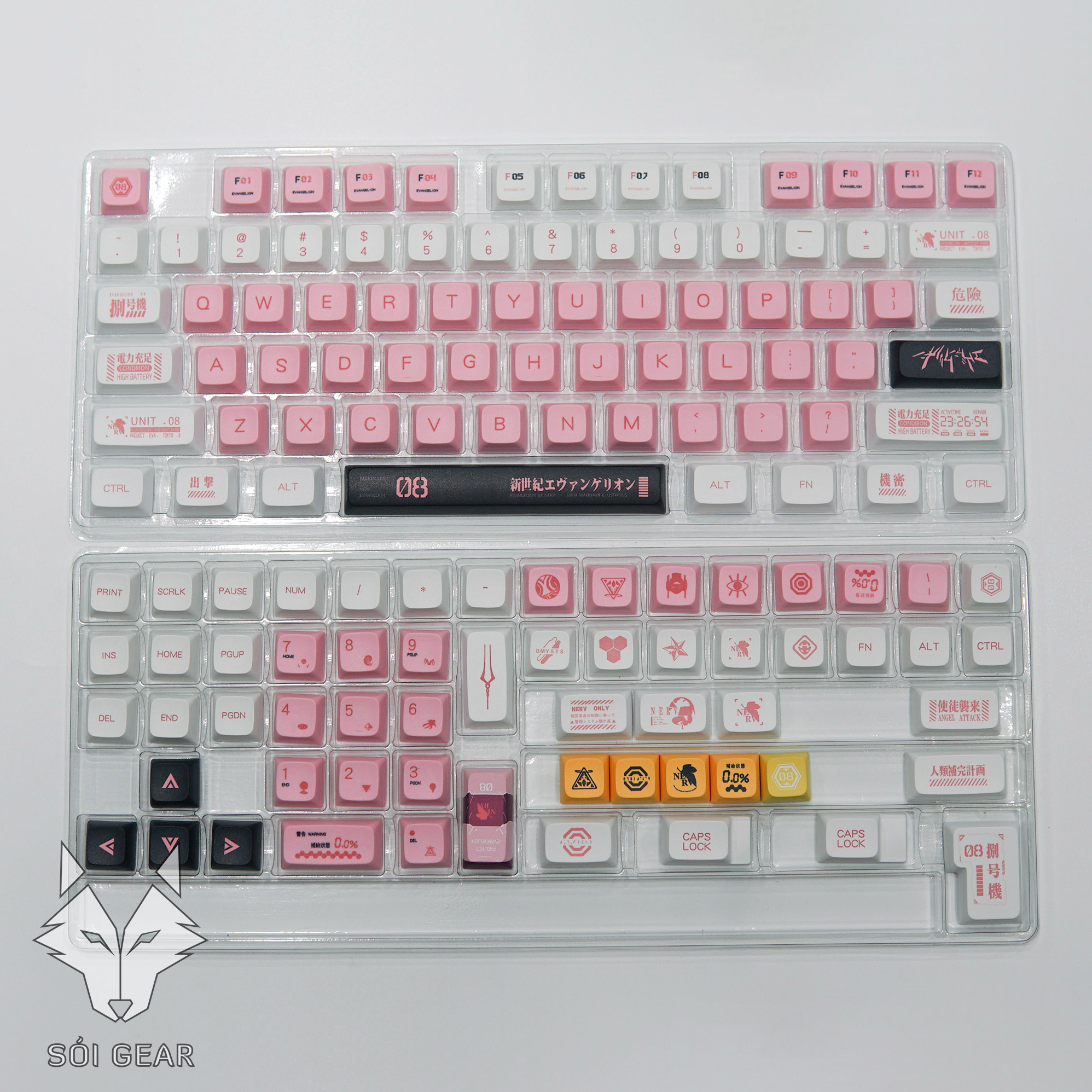Keycap XDA Cream Strawberry PBT Dyesub