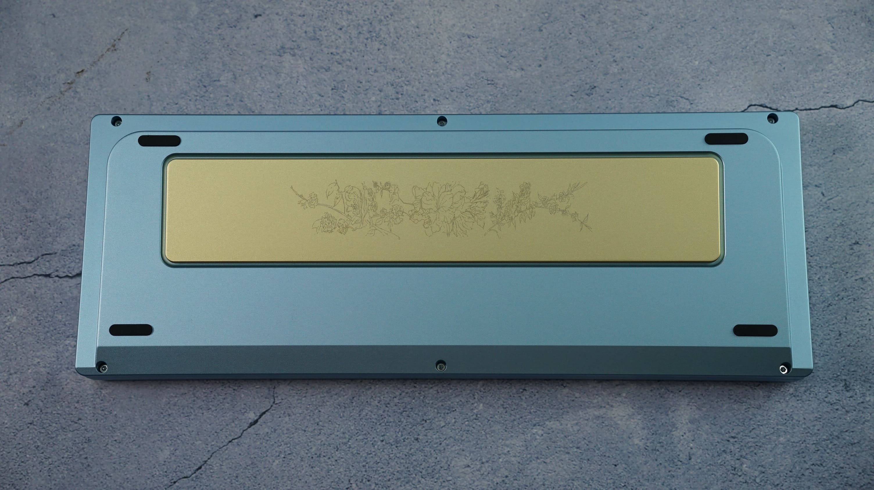 [Prebuilt by Sói] Molly80 Anod Blue - WK- Switch Neo Azure Linear - Keycap Cherry Fairy Gradient R2