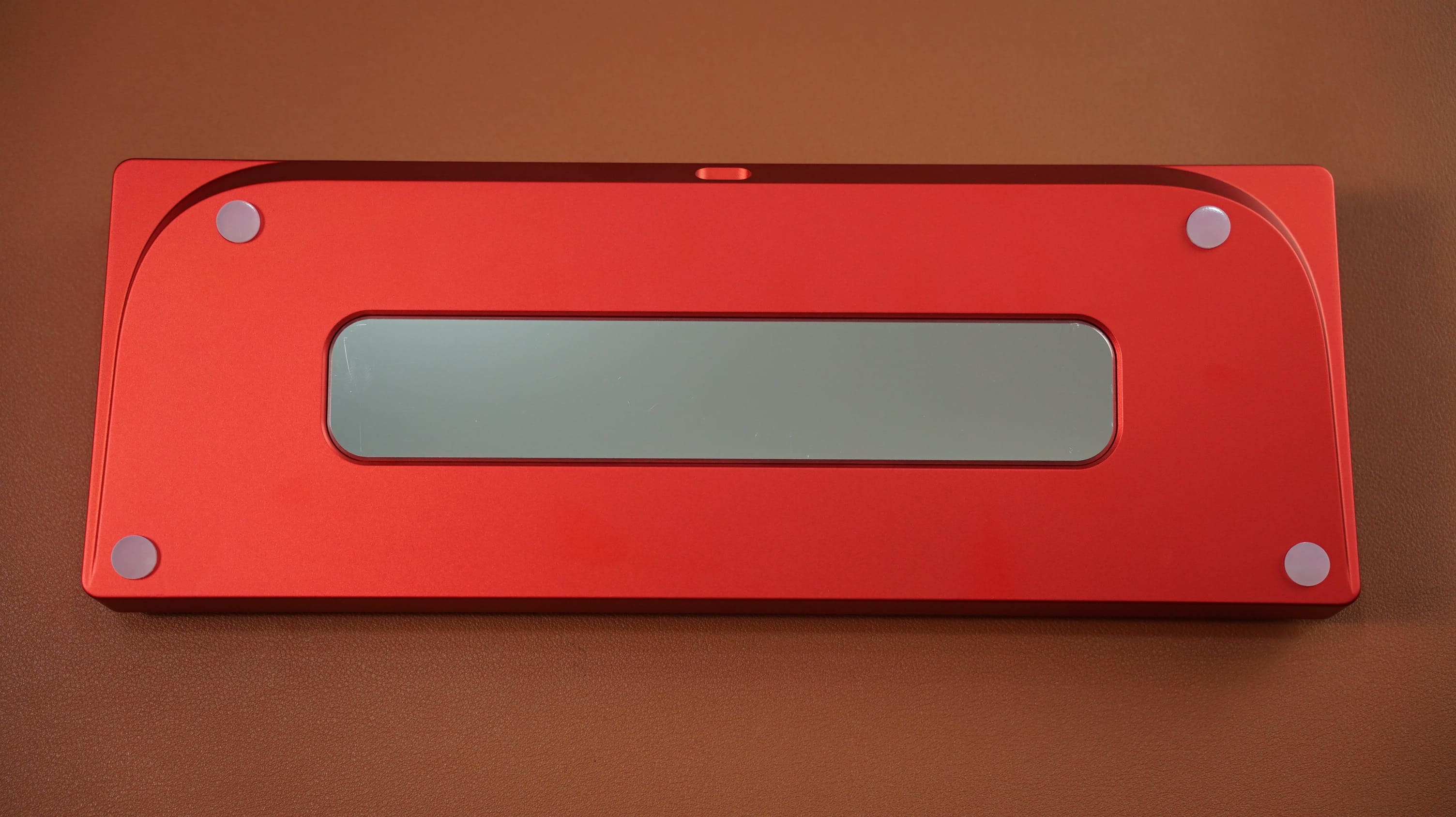 [Prebuilt by Sói] Molly60v2 - Anodized Red - HHKB - Switch Neo Azure Linear - Keycap Cherry Bordeaux PC + PBT