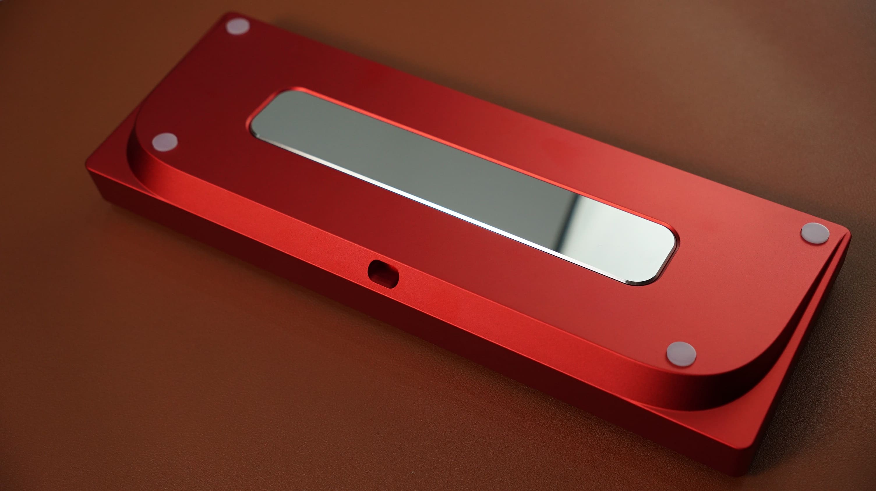 [Prebuilt by Sói] Molly60v2 - Anodized Red - HHKB - Switch Neo Azure Linear - Keycap Cherry Bordeaux PC + PBT