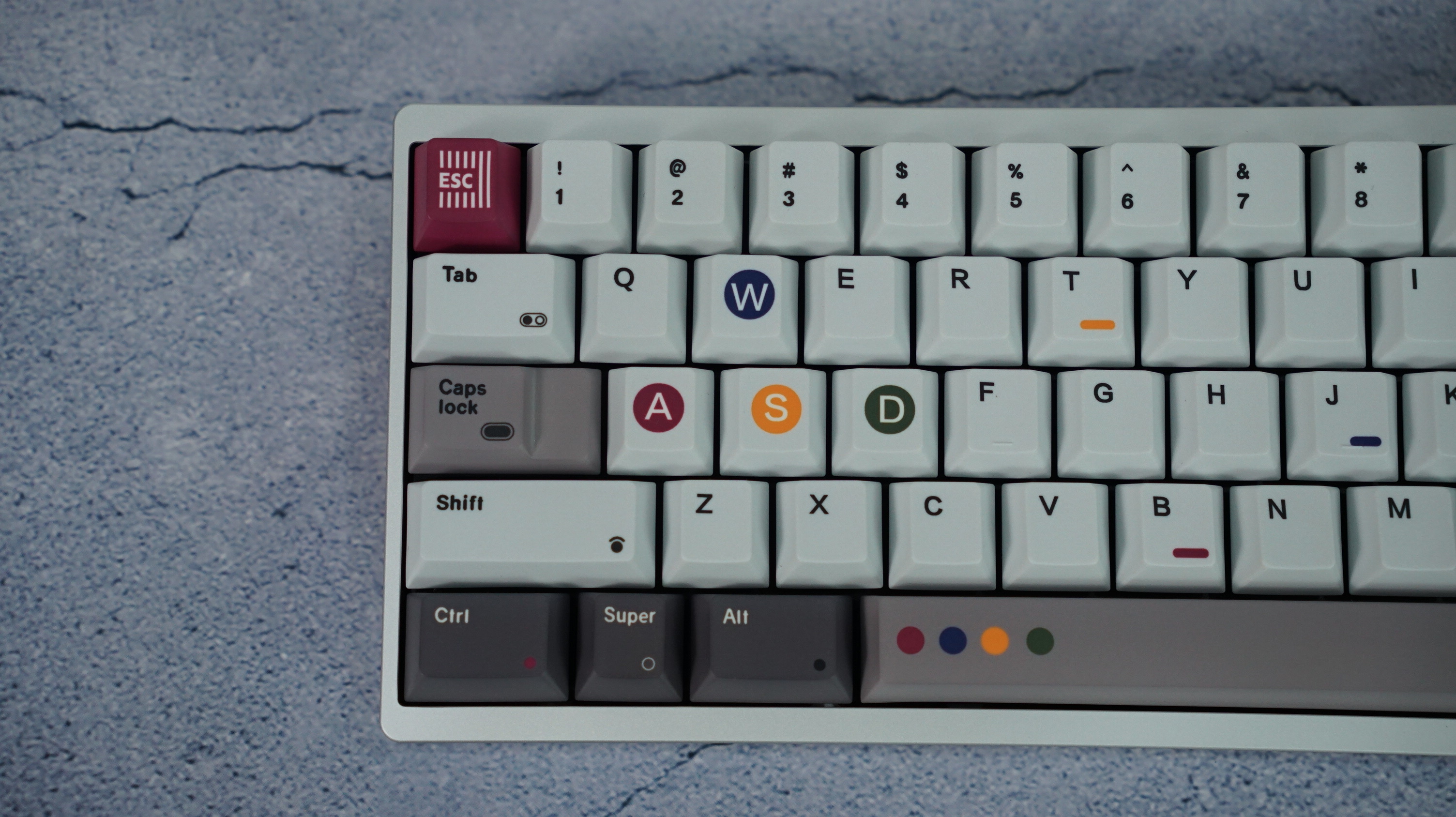 [Prebuilt by Sói] Neo60 Cu Anod Silver - Bot Copper - Tạ Brass - Kailh BCP - Aifei Game 1989