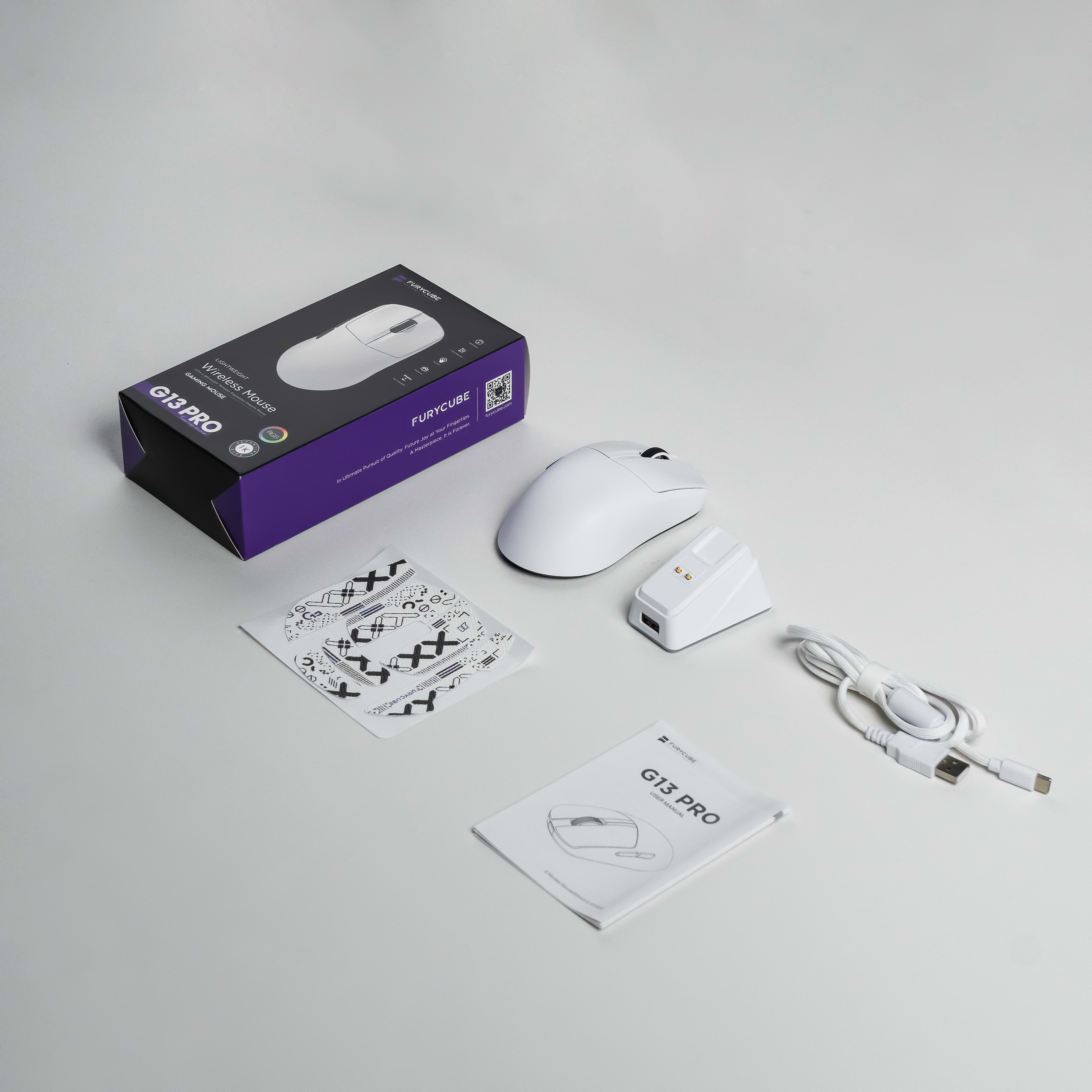 [In Stock] Chuột gaming không dây FURYCUBE G13 PRO