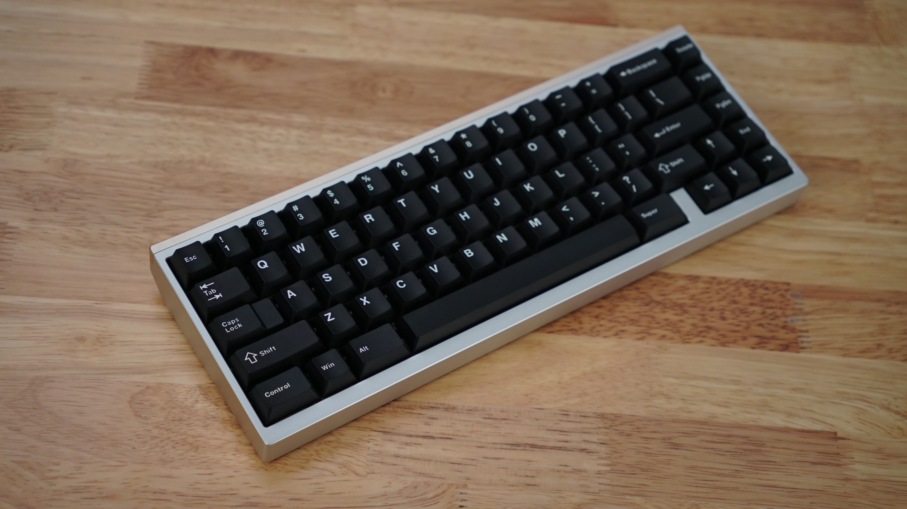 [Prebuilt by Sói] Mode New SixtyFive Silver - Copper - Switch Gateron Smoothie - Keycap WS WOB