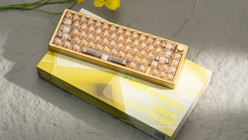 Keycap DDA Kiss Of The Sun Amber PBT Dyesub
