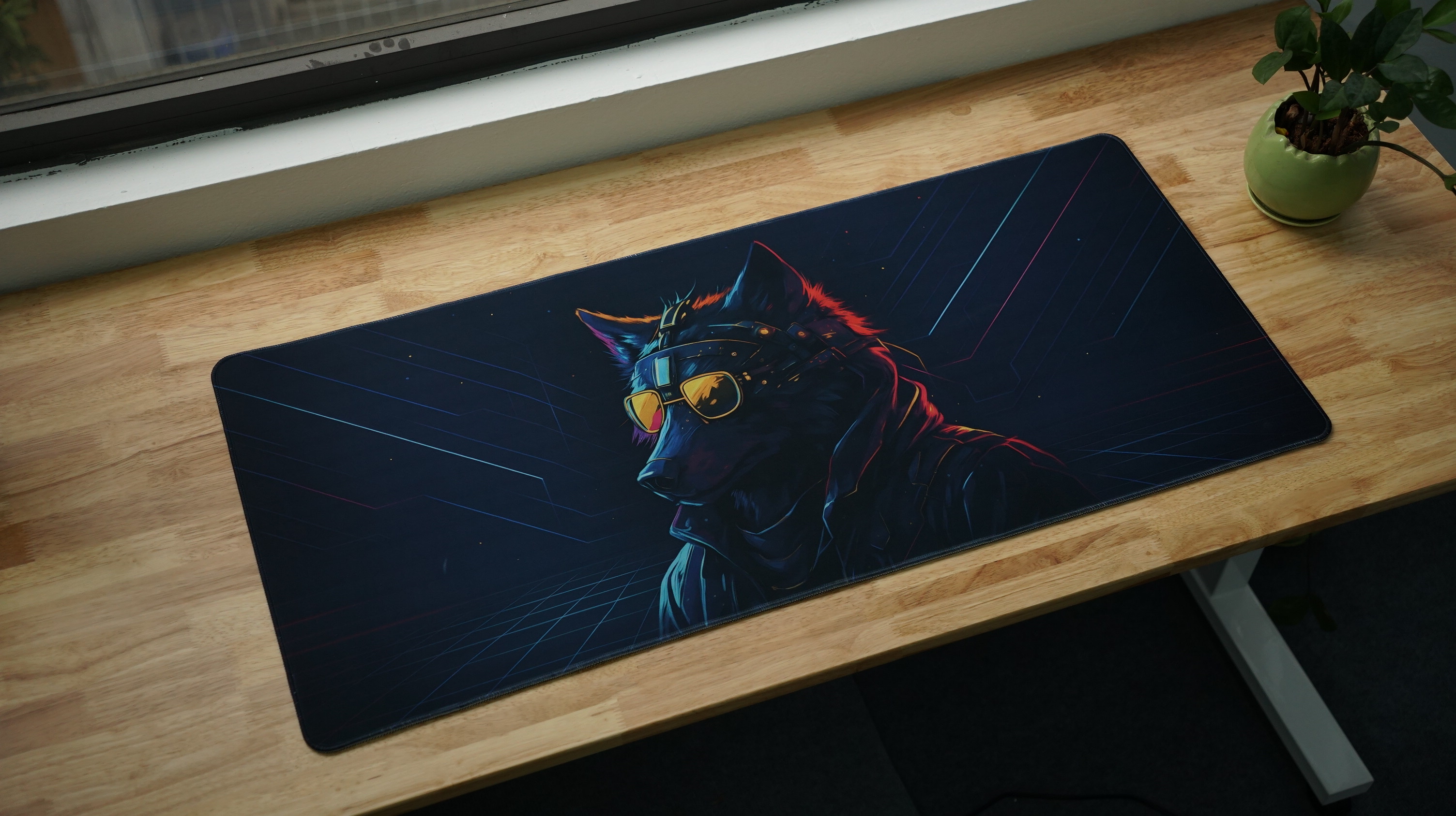 [In Stock] Deskmat Sói Cyber