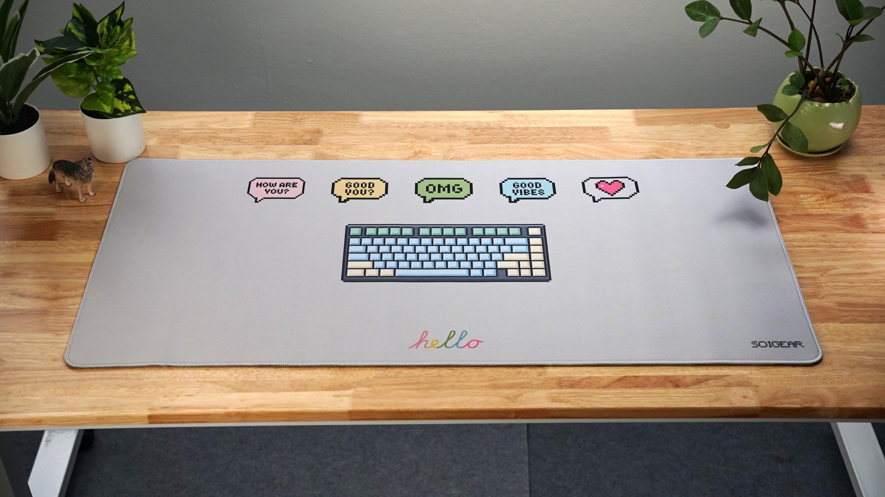 [Pre-Order] Deskmat Sói Gear Hello