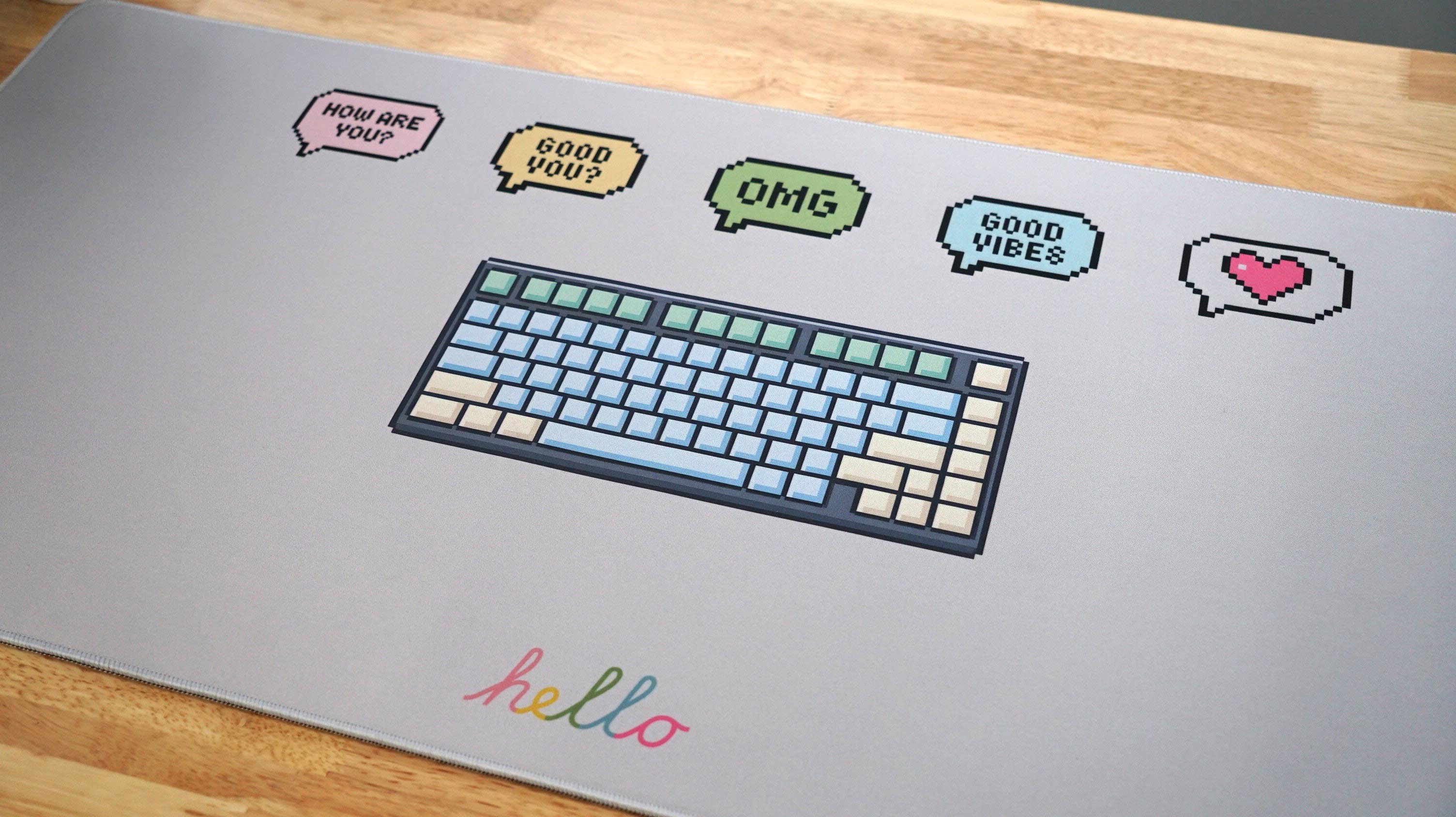 [Pre-Order] Deskmat Sói Gear Hello