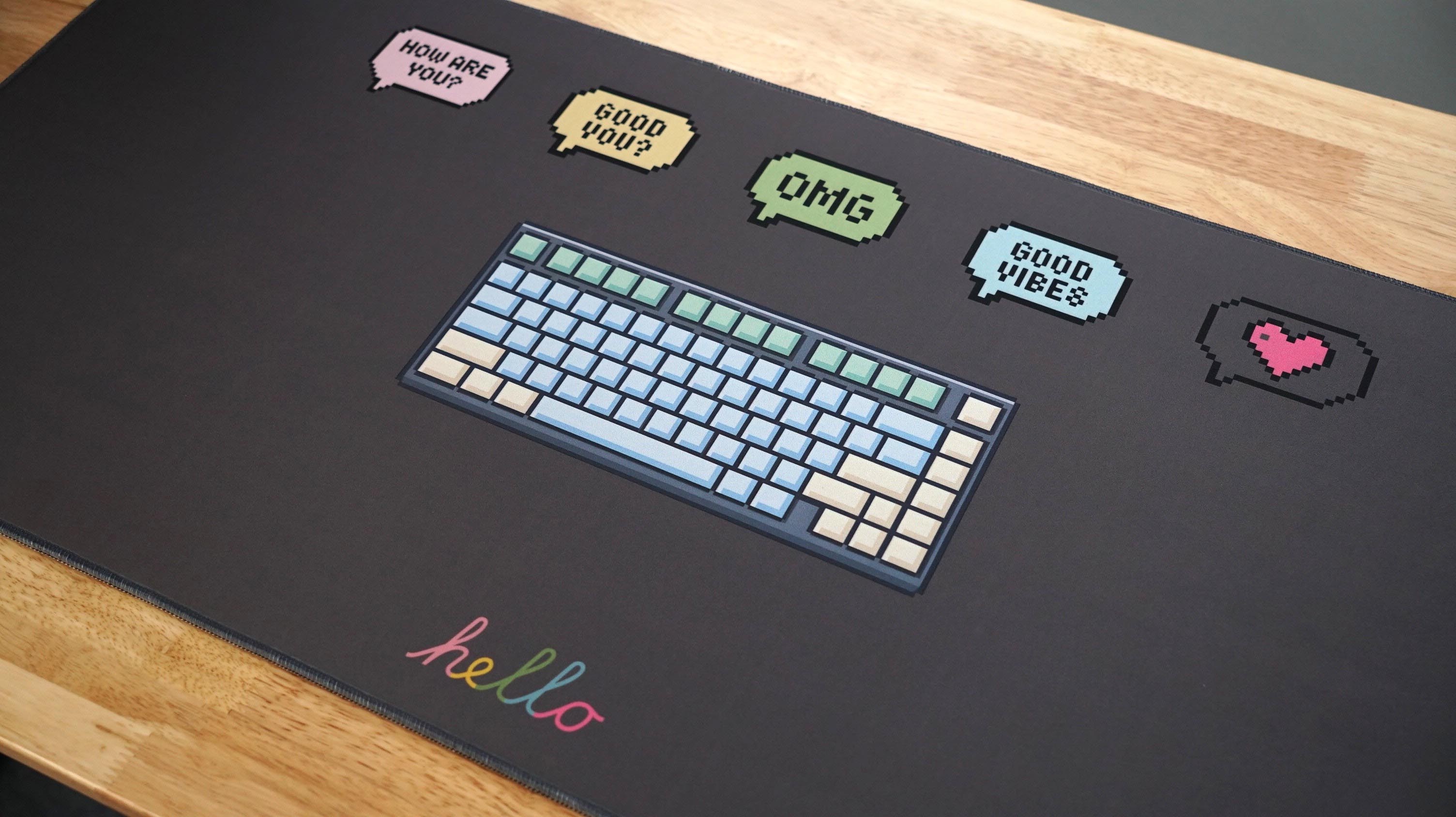 [Pre-Order] Deskmat Sói Gear Hello