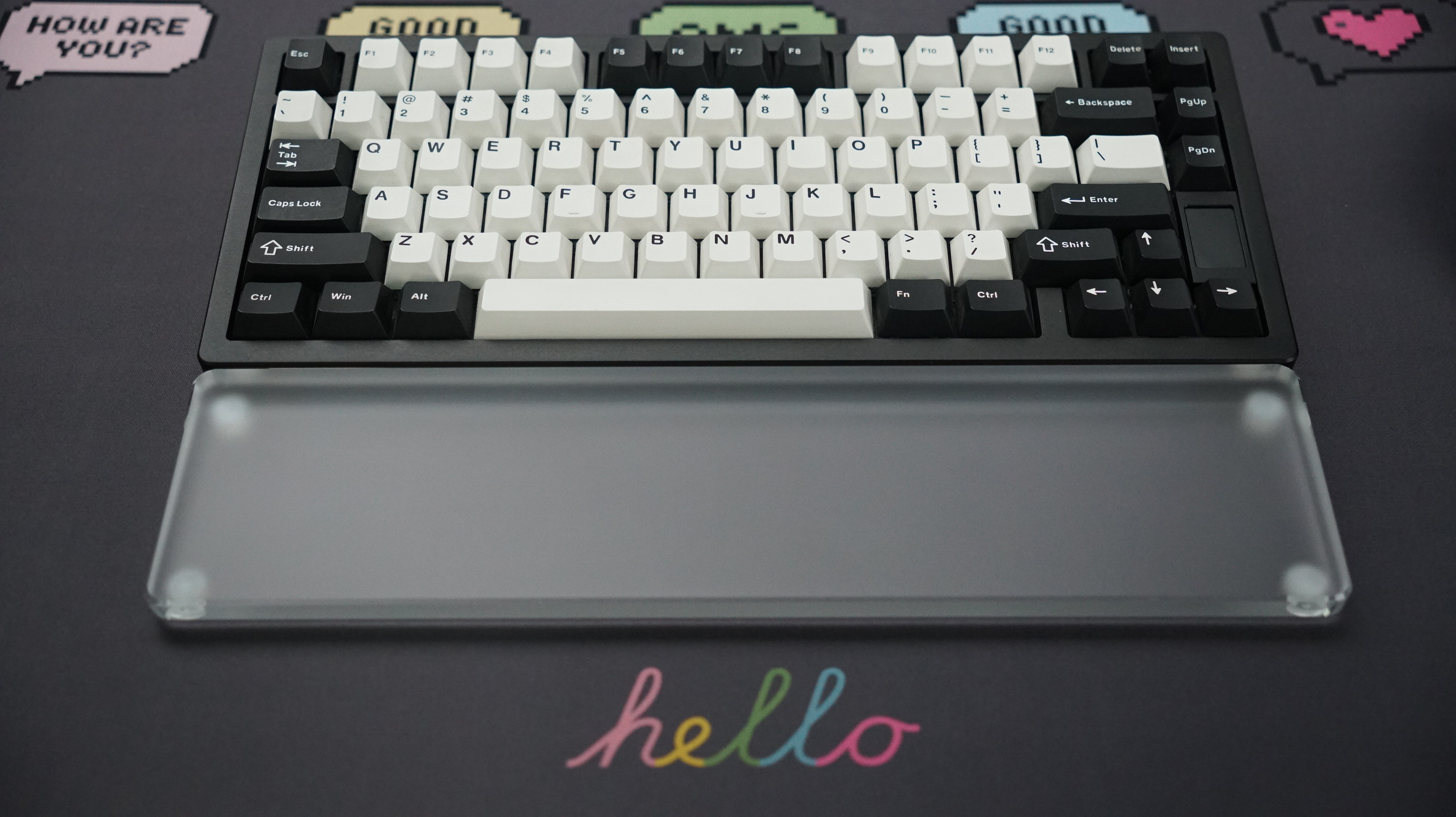 [In Stock] Kê tay Acrylic trong mờ tản led