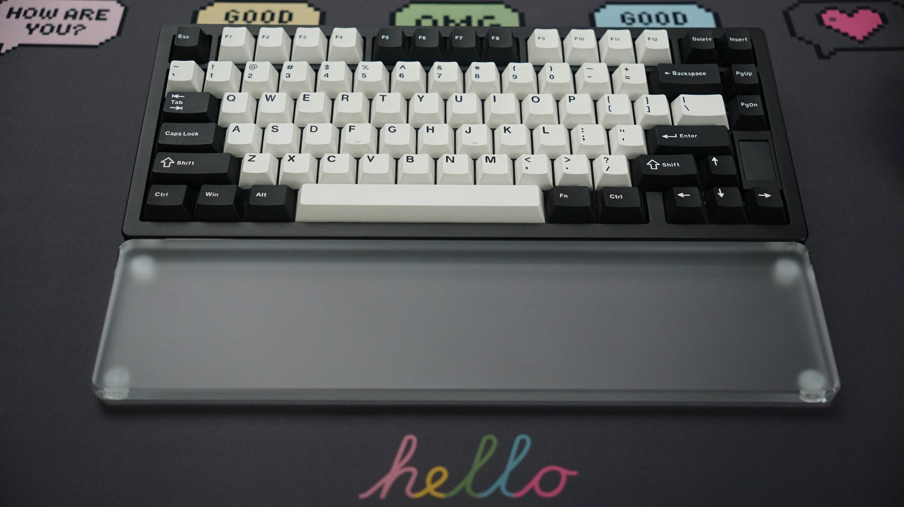 [In Stock] Kê tay Acrylic trong mờ tản led